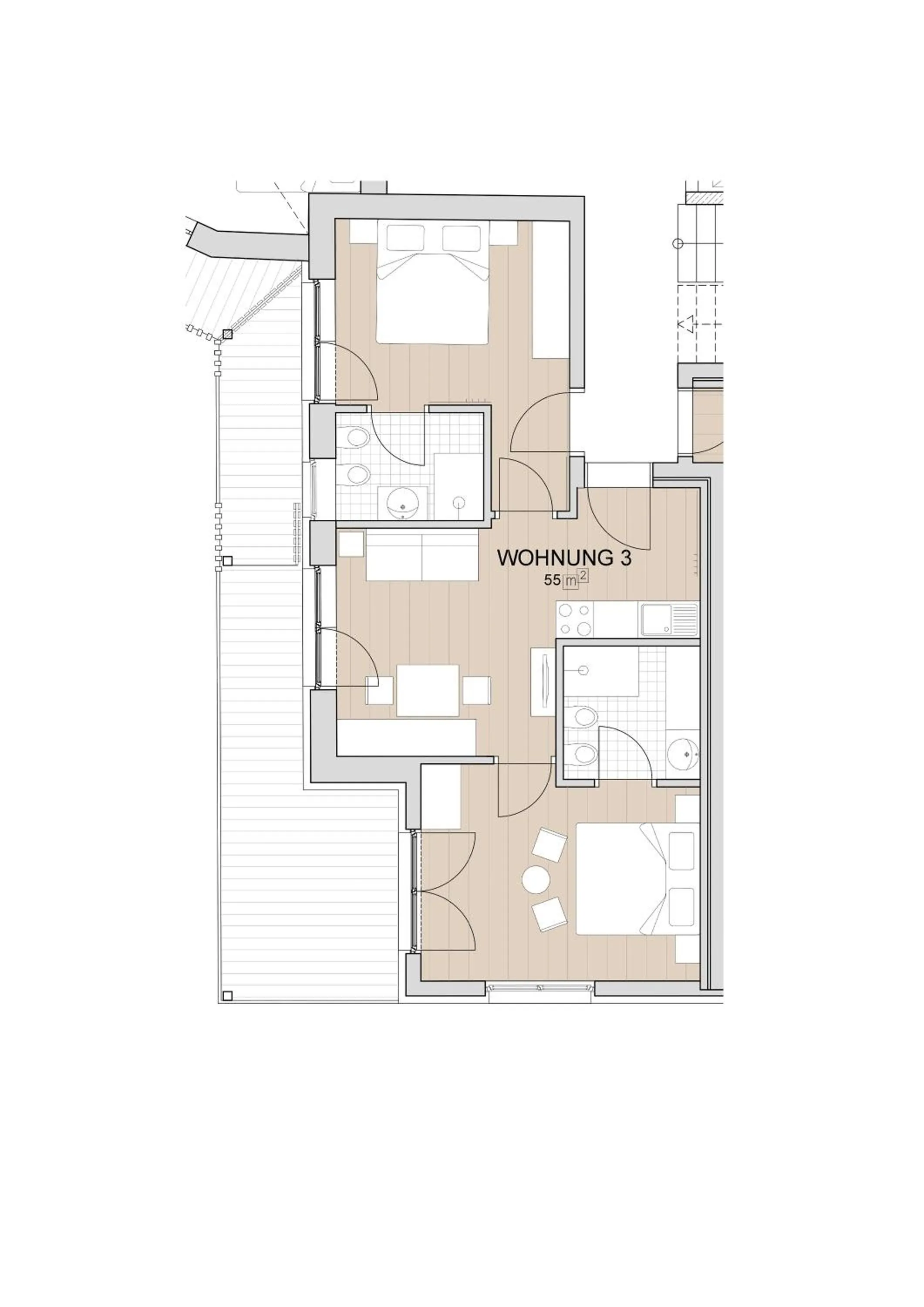 Garden view in Aparthotel Abiná Lana Höhe