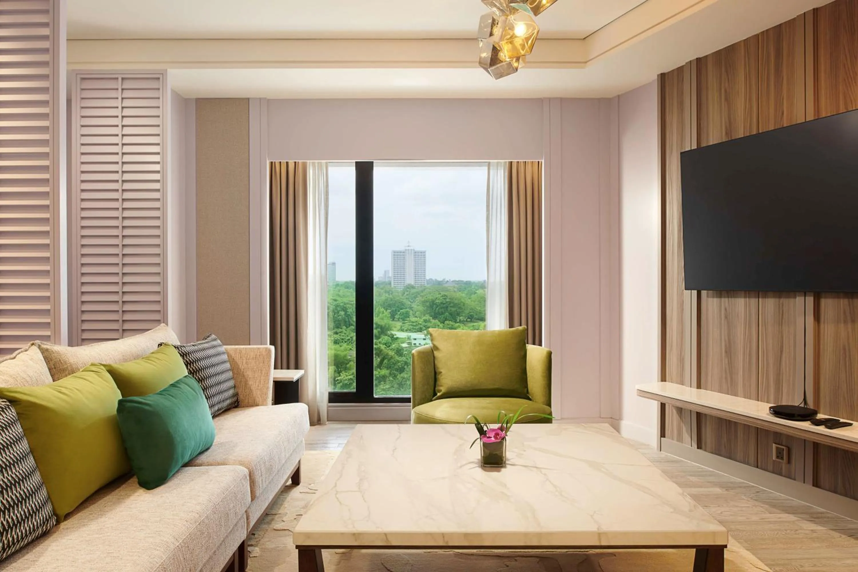 Living room in Hilton Kuching Hotel