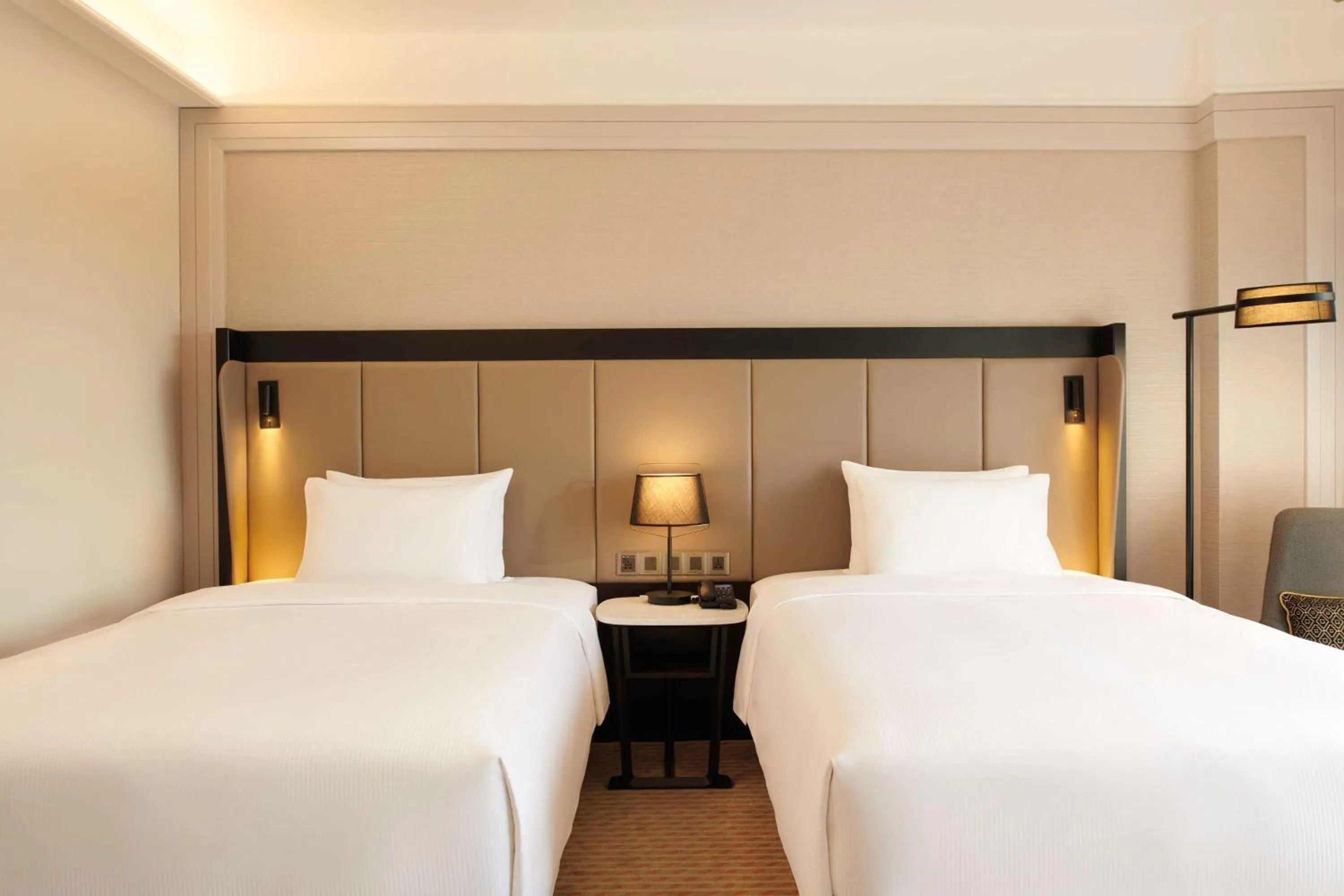 Bed in Hilton Kuching Hotel