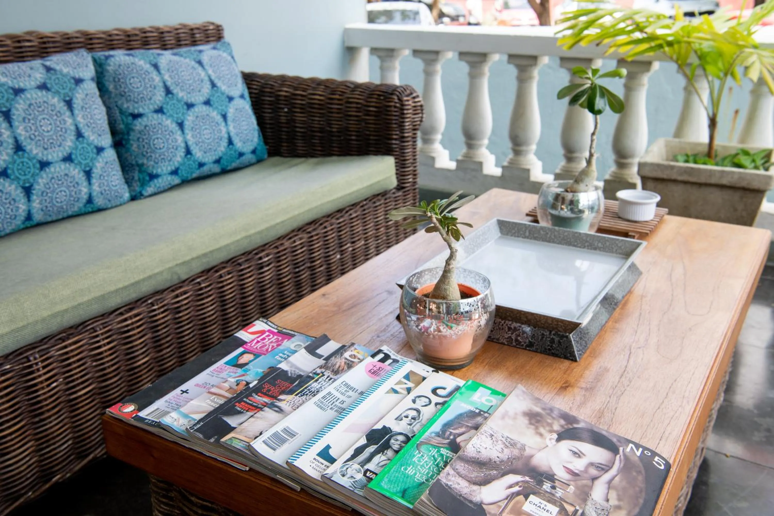 Patio in Villa Amalie & Villa Curiel