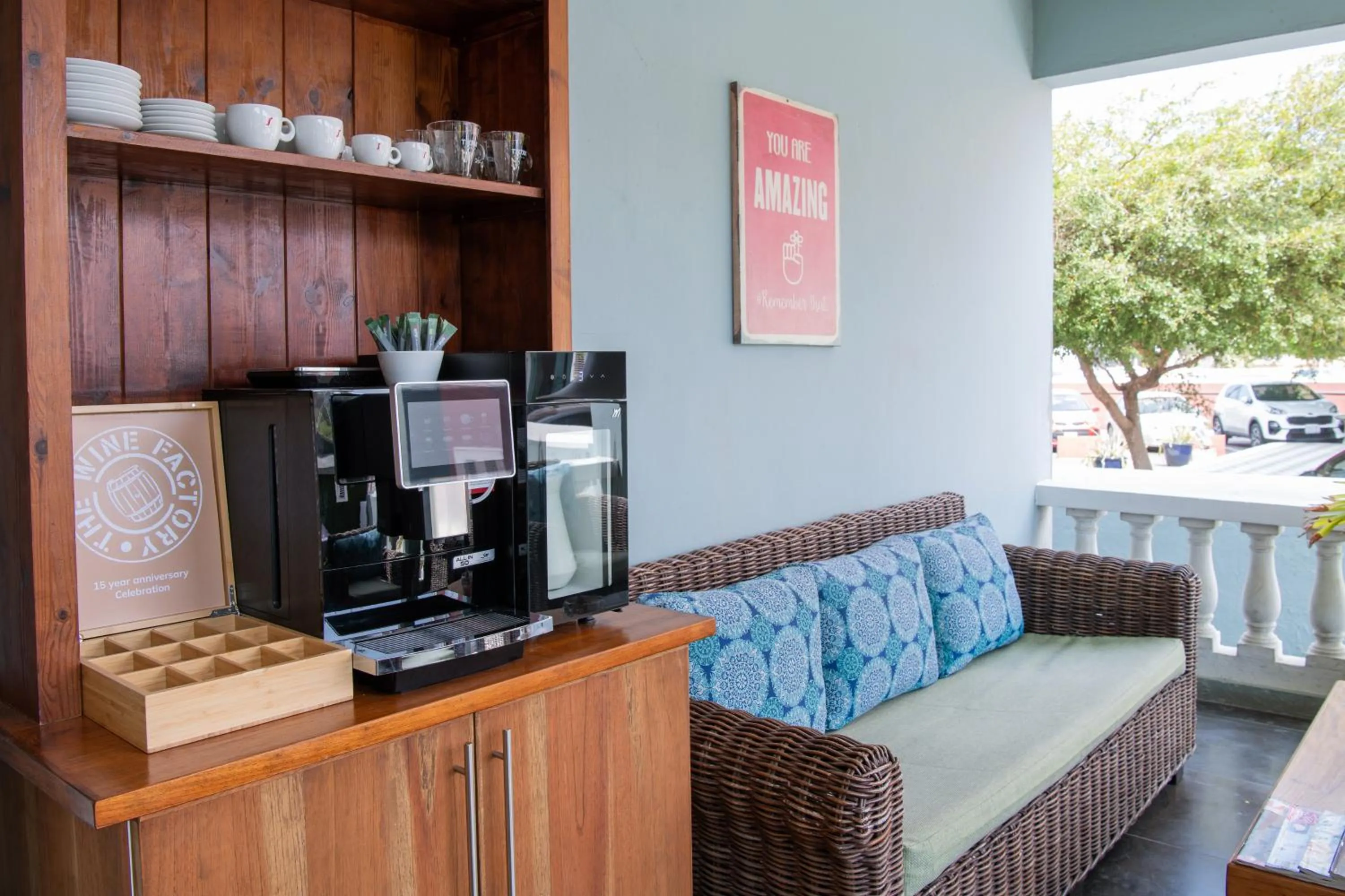 Coffee/tea facilities in Villa Amalie & Villa Curiel