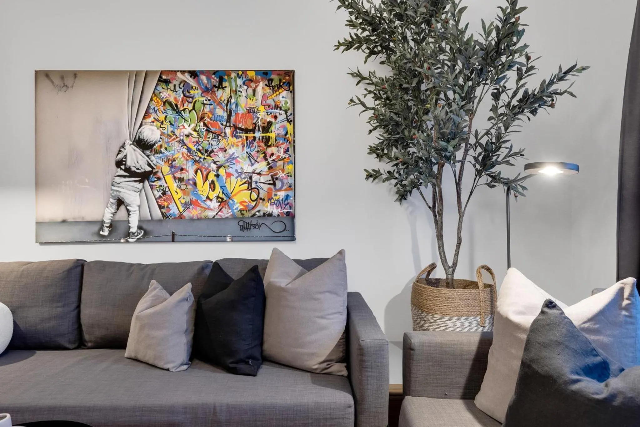 Living room in LiV MTL Avenue