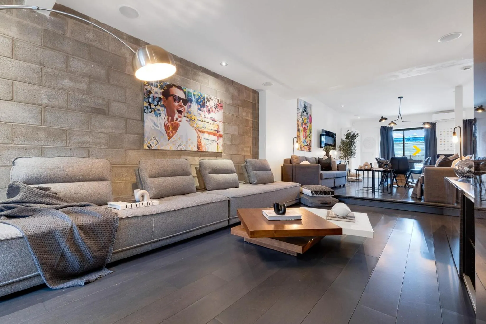 Living room in LiV MTL Plato