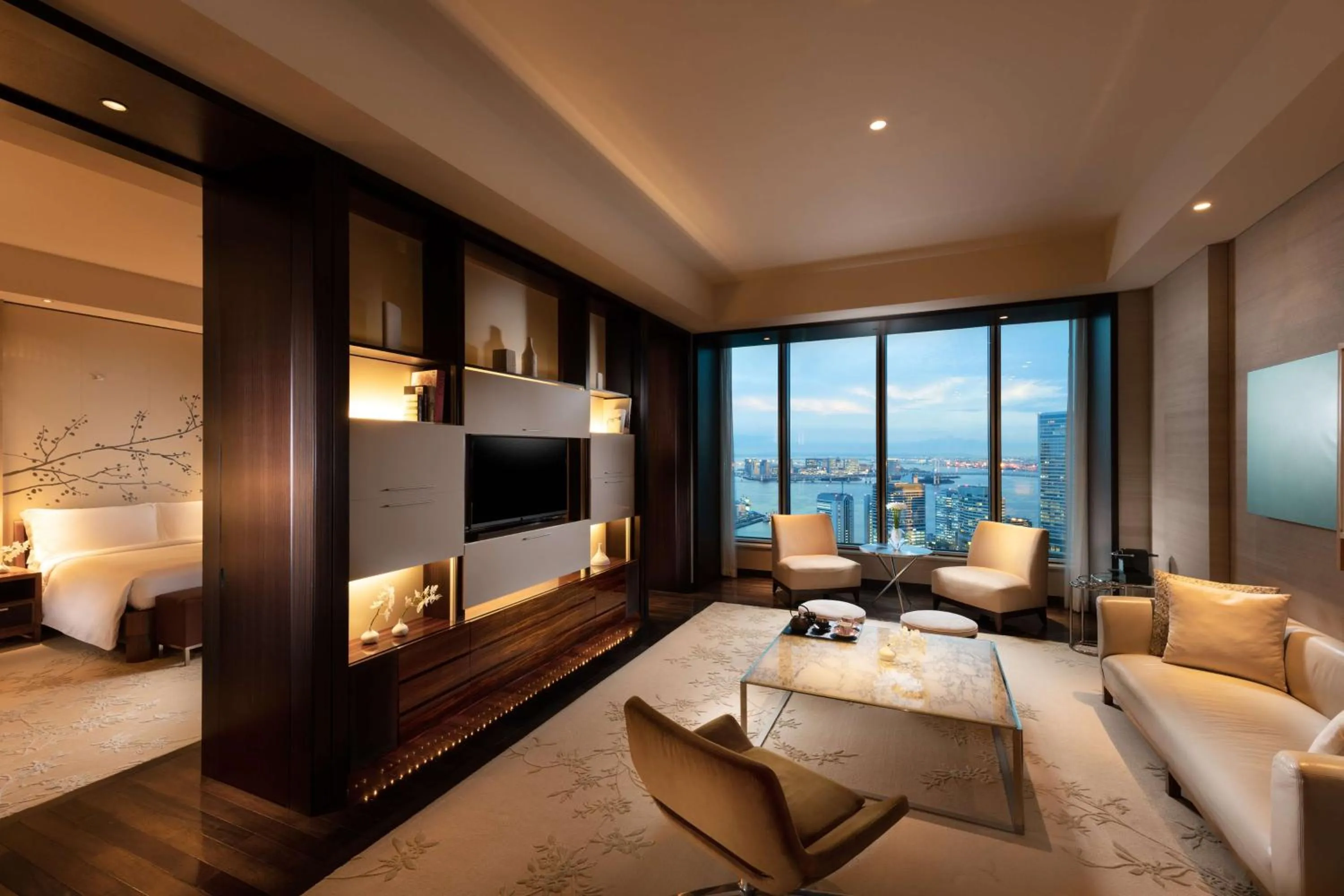 Living room in Conrad Tokyo