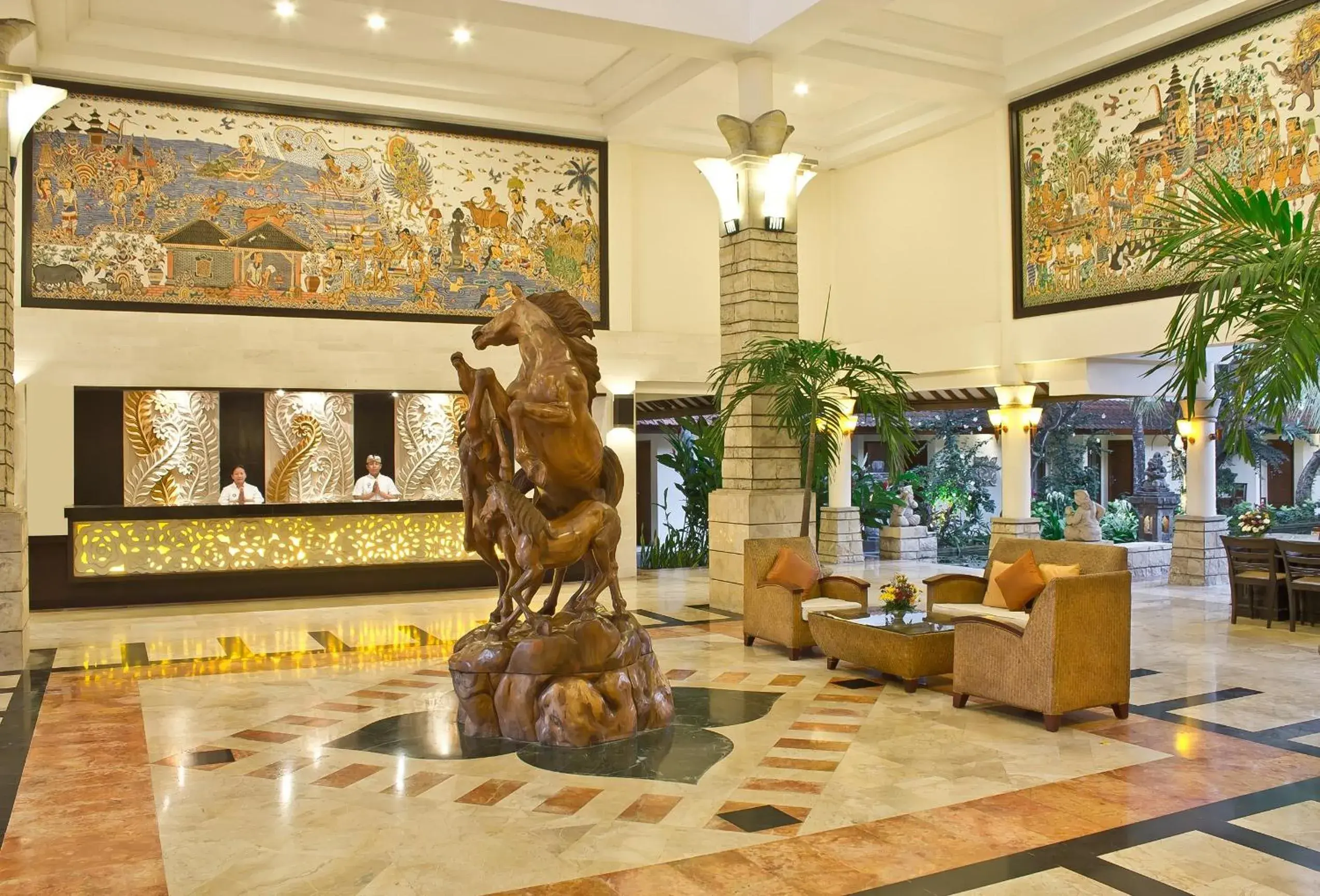 Lobby or reception in Bali Rani Hotel Lobby or reception in Bali Rani Hotel
