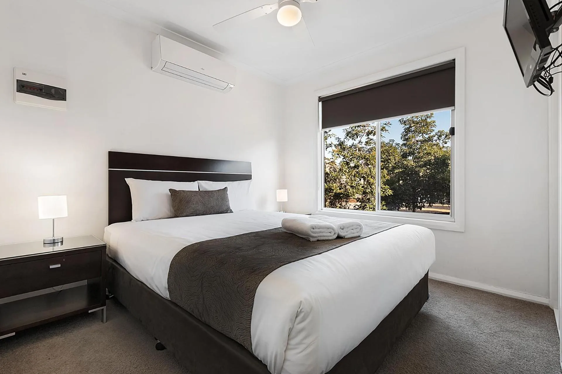 Bedroom, Bed in Discovery Parks - Moama Waters
