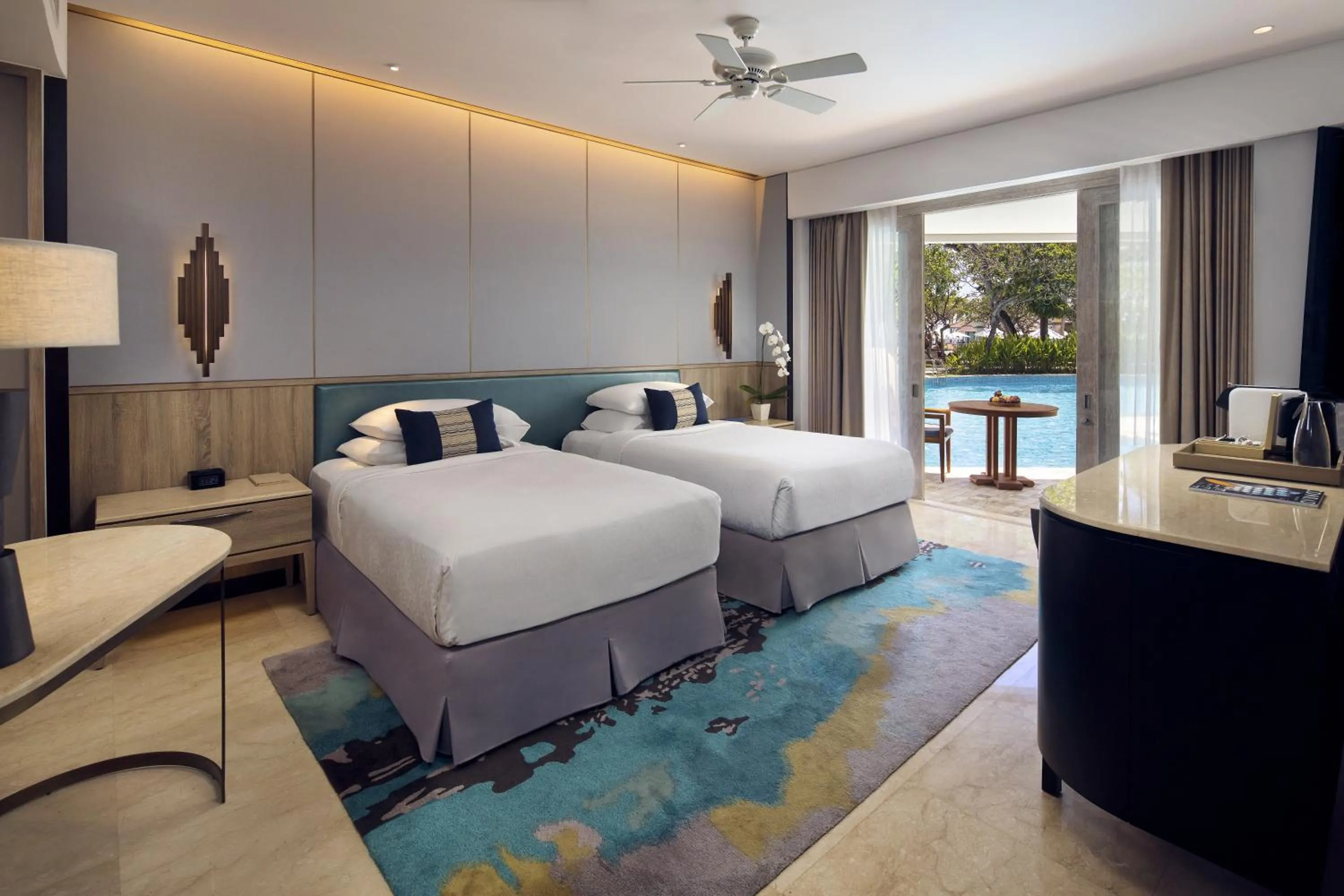 Bedroom, Bed in Conrad Bali