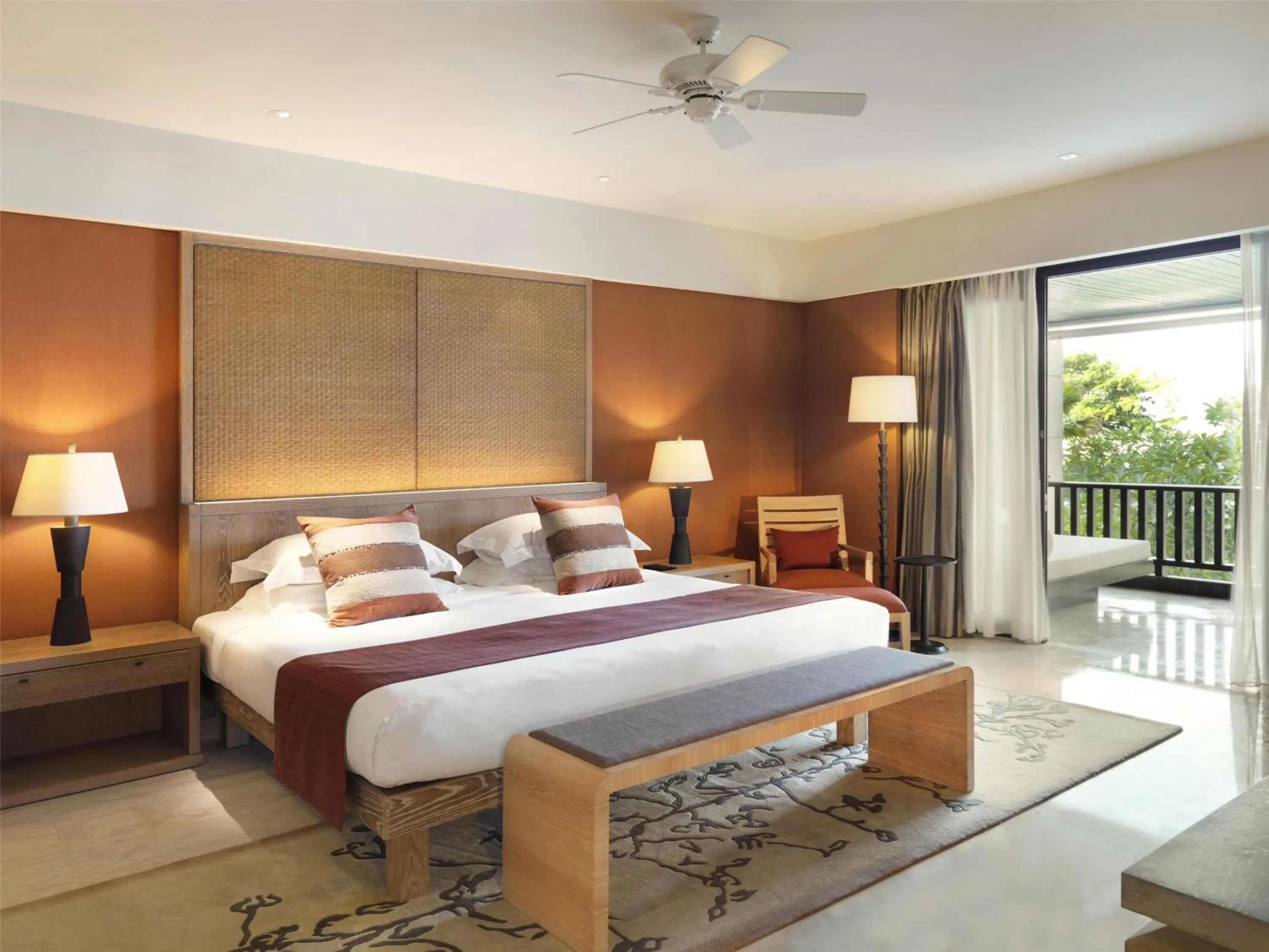 Bed in Conrad Bali