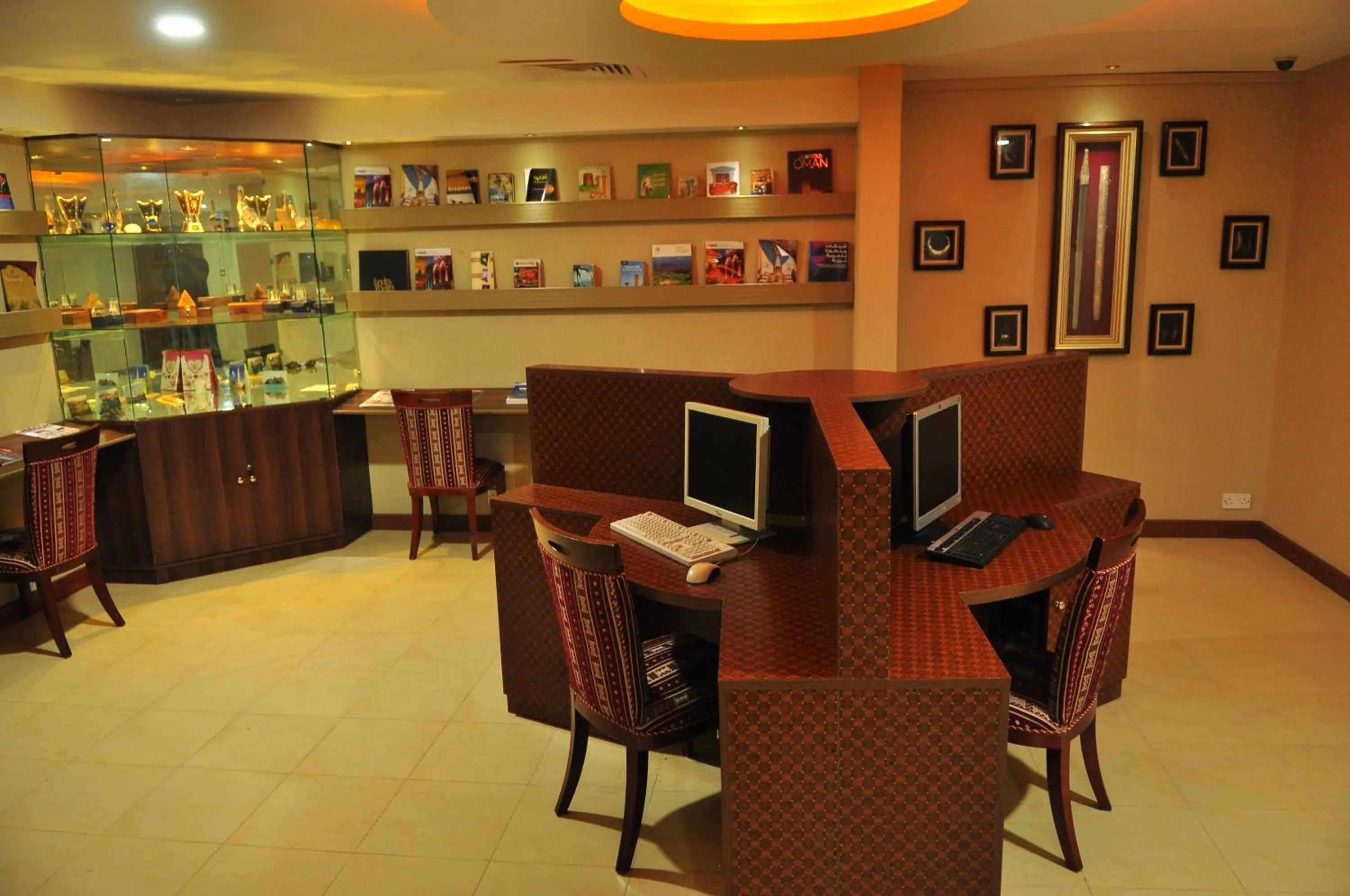 Library in Al Bahjah Hotel