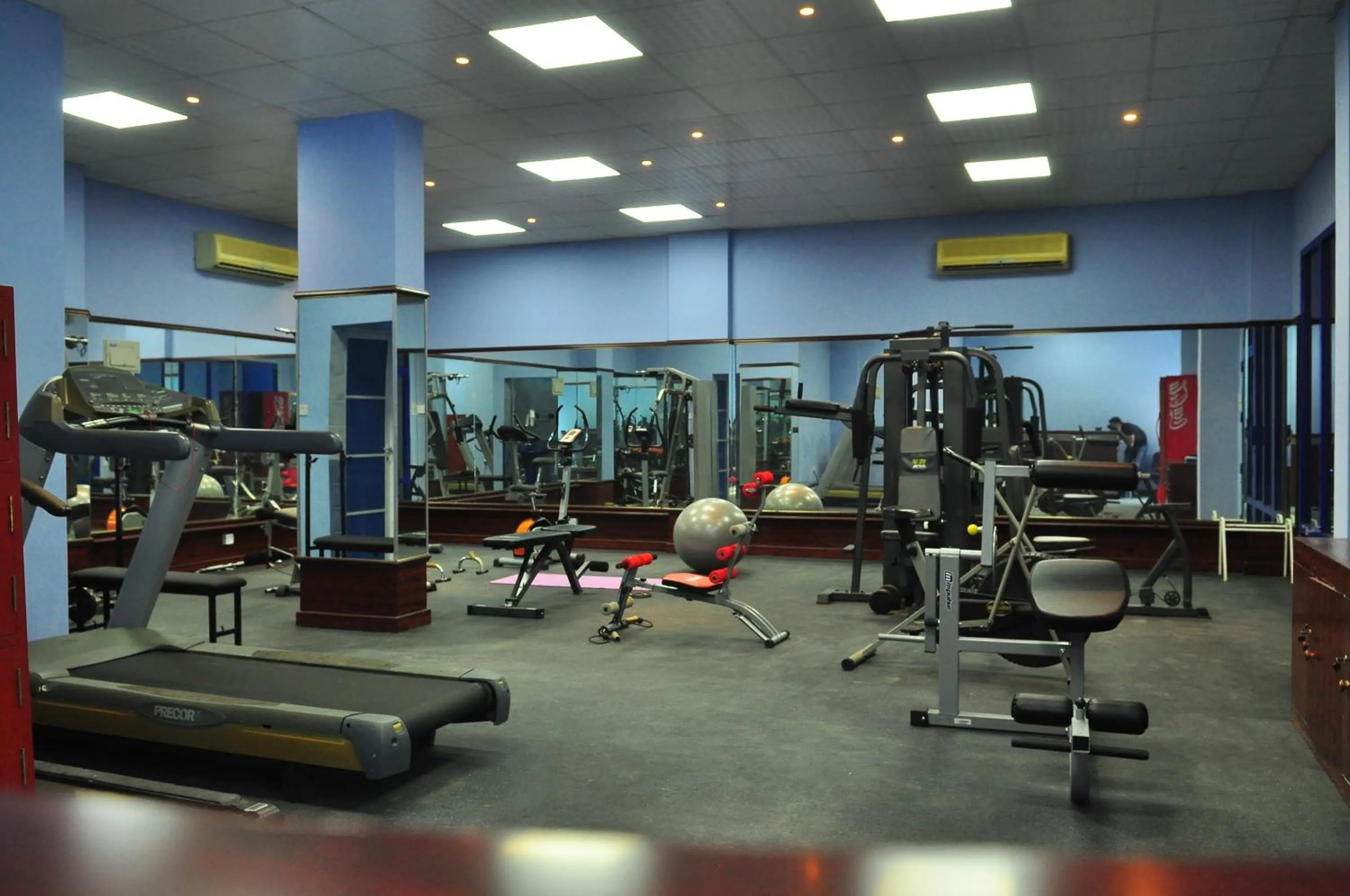 Fitness centre/facilities in Al Bahjah Hotel