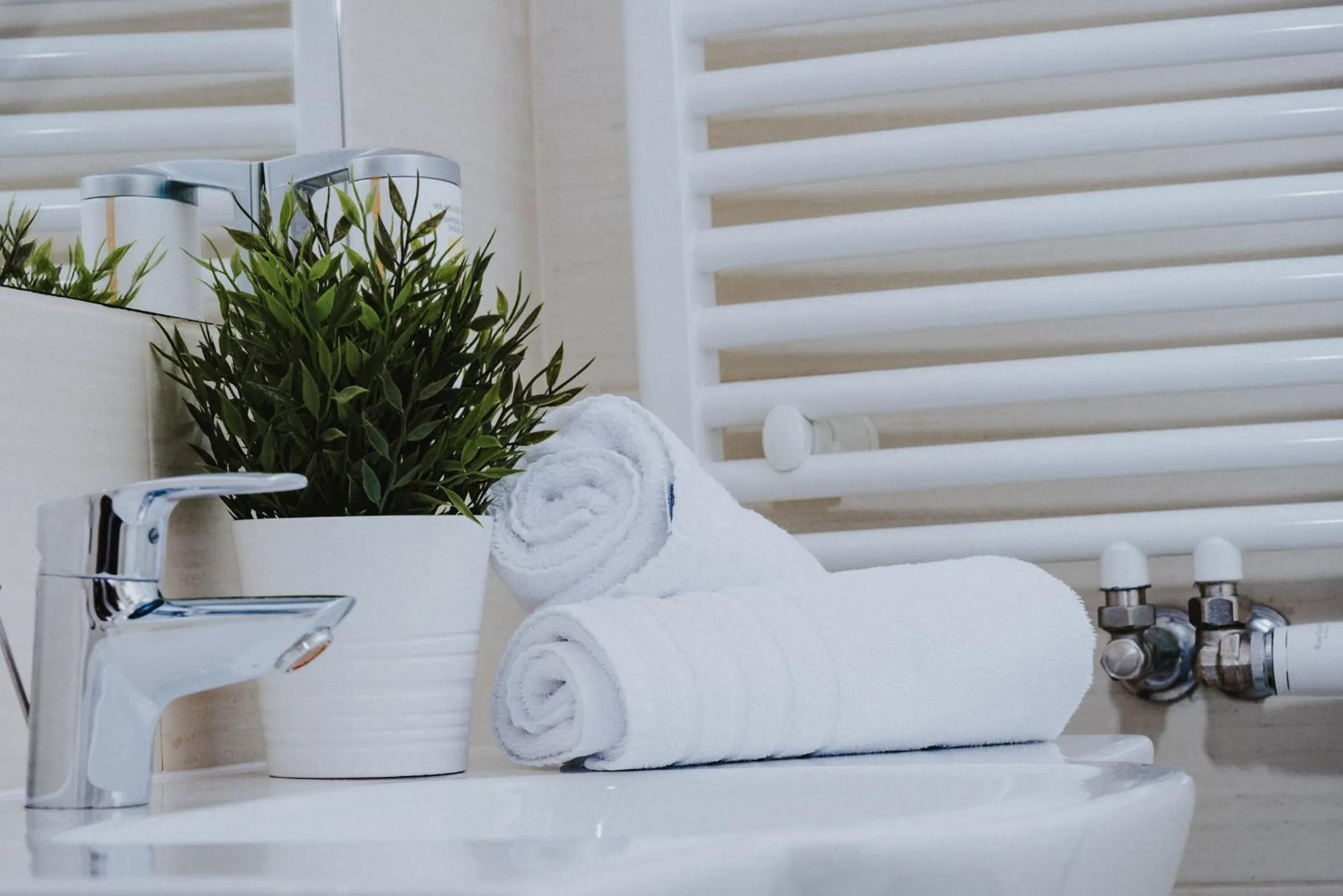 Bathroom in Hotel Korel