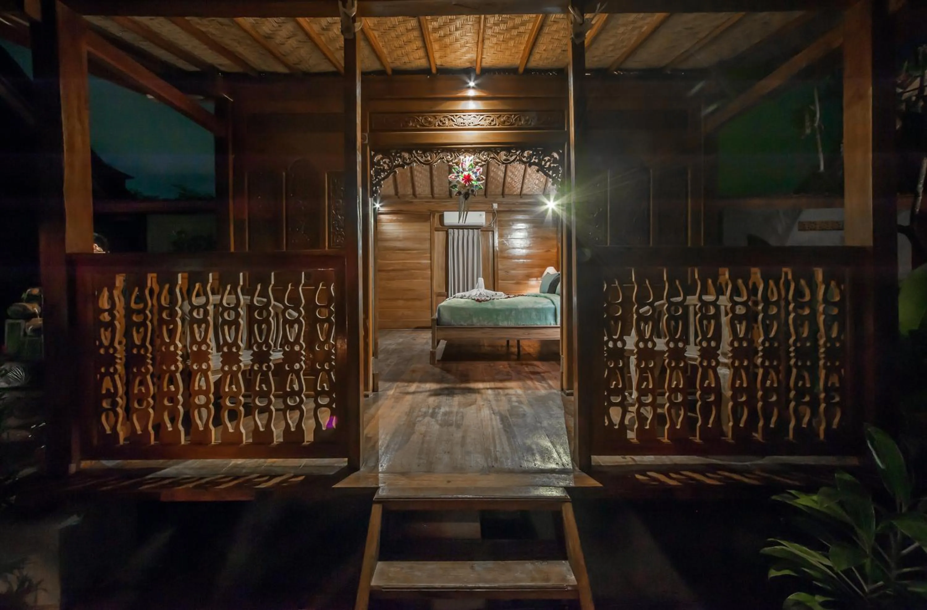 Balcony/Terrace, Bed in The Lebak Canggu