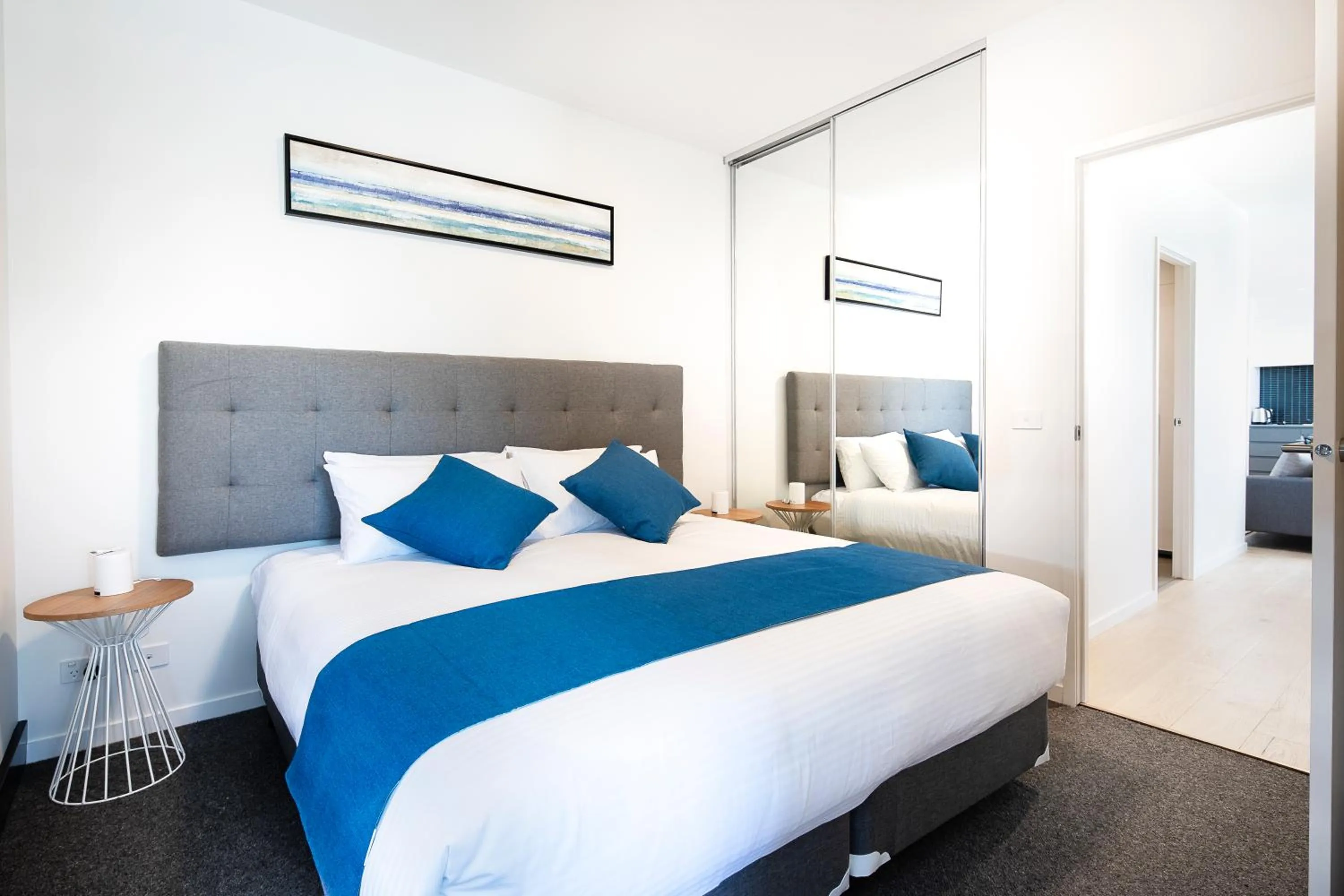 Bedroom, Bed in Artel Apartments Brunswick