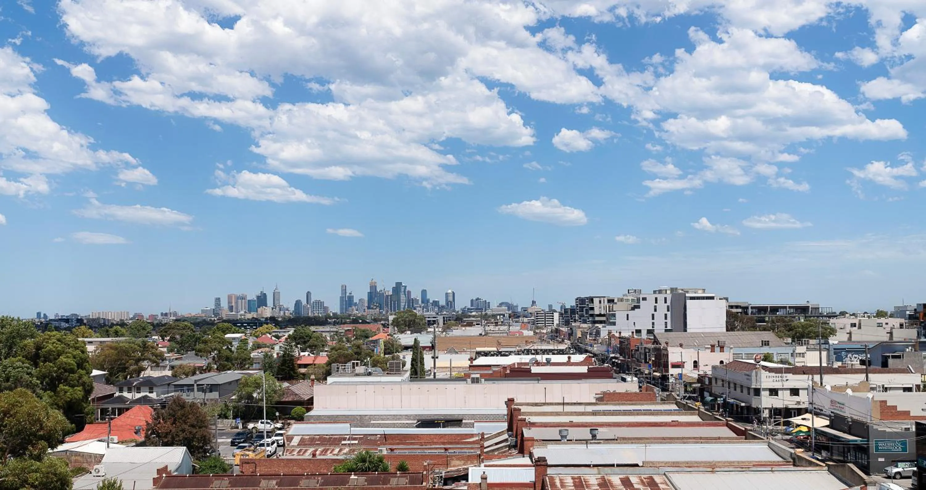 City view in Artel Apartments Brunswick