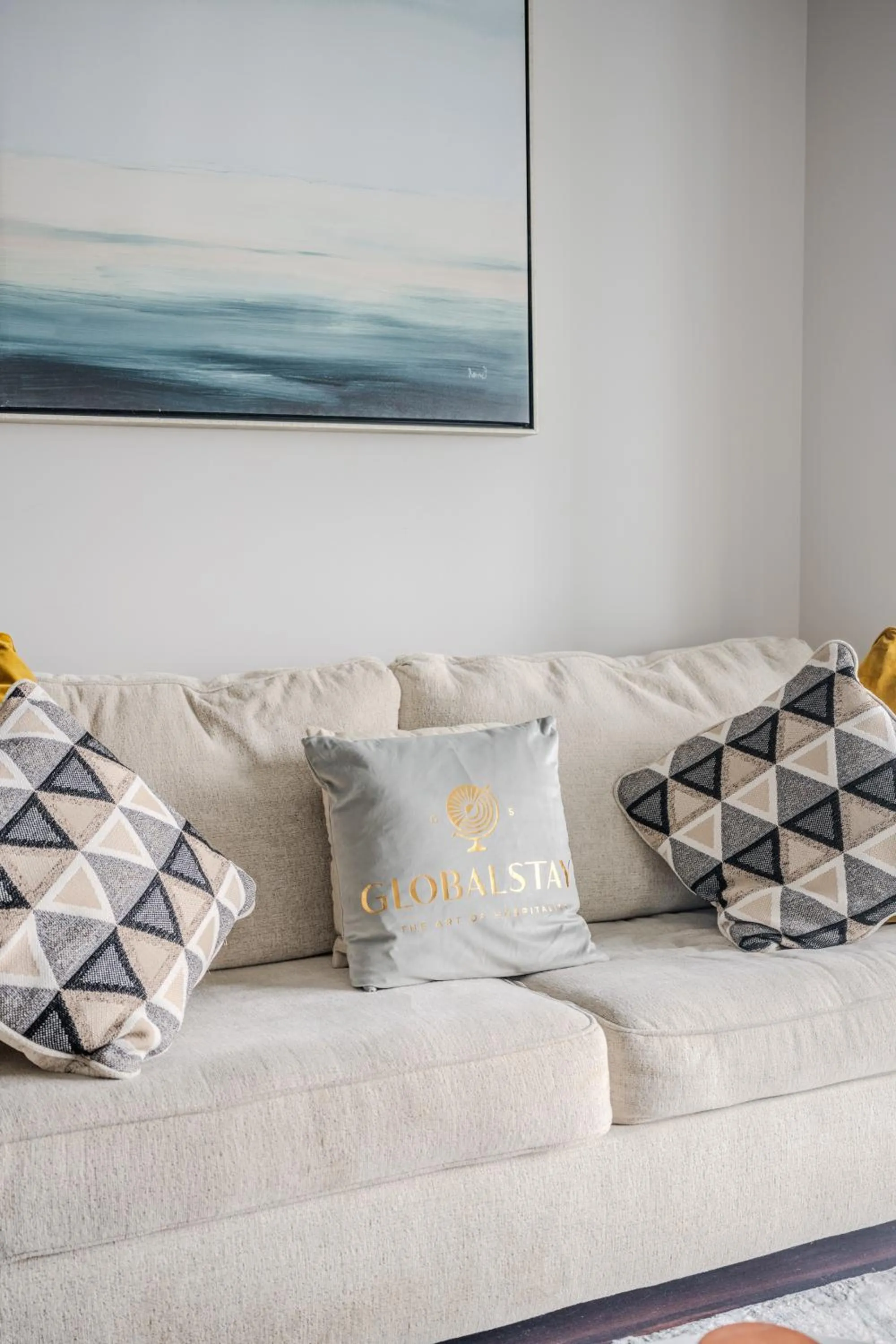 Living room in GLOBALSTAY Modern Downtown Apartment