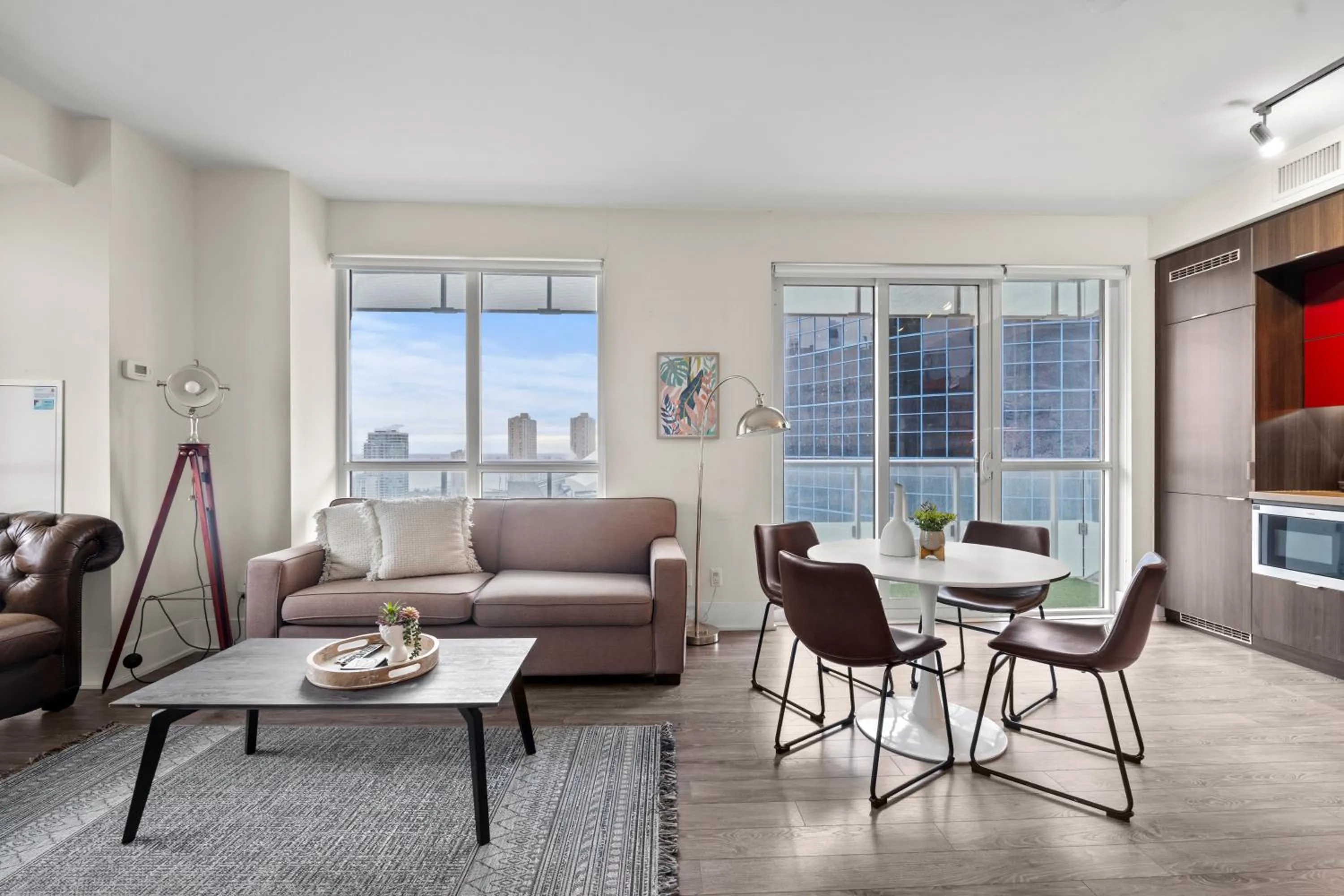 Living room in GLOBALSTAY Modern Downtown Apartment
