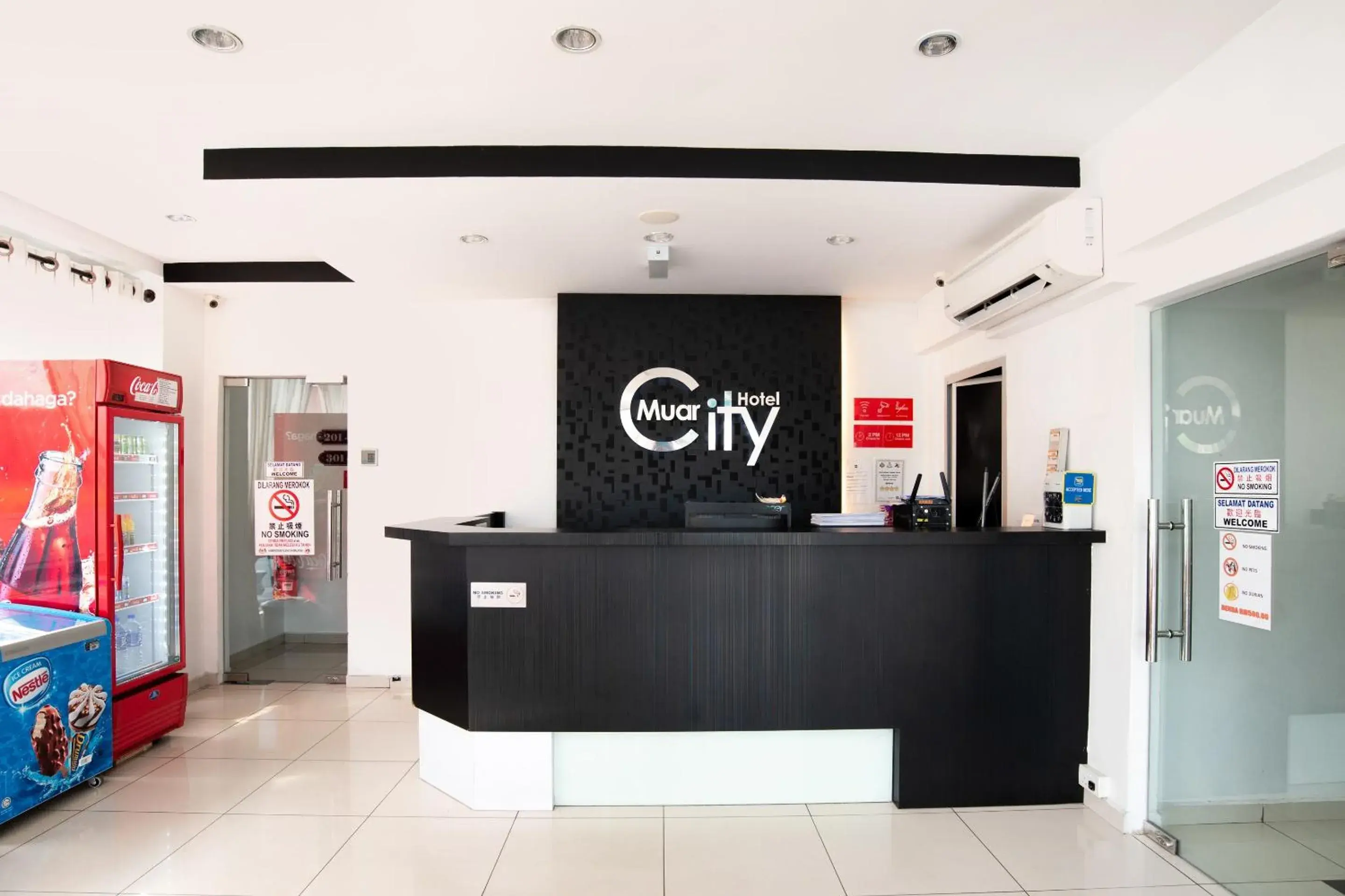 Lobby or reception in Muar City Hotel Lobby or reception in Muar City Hotel