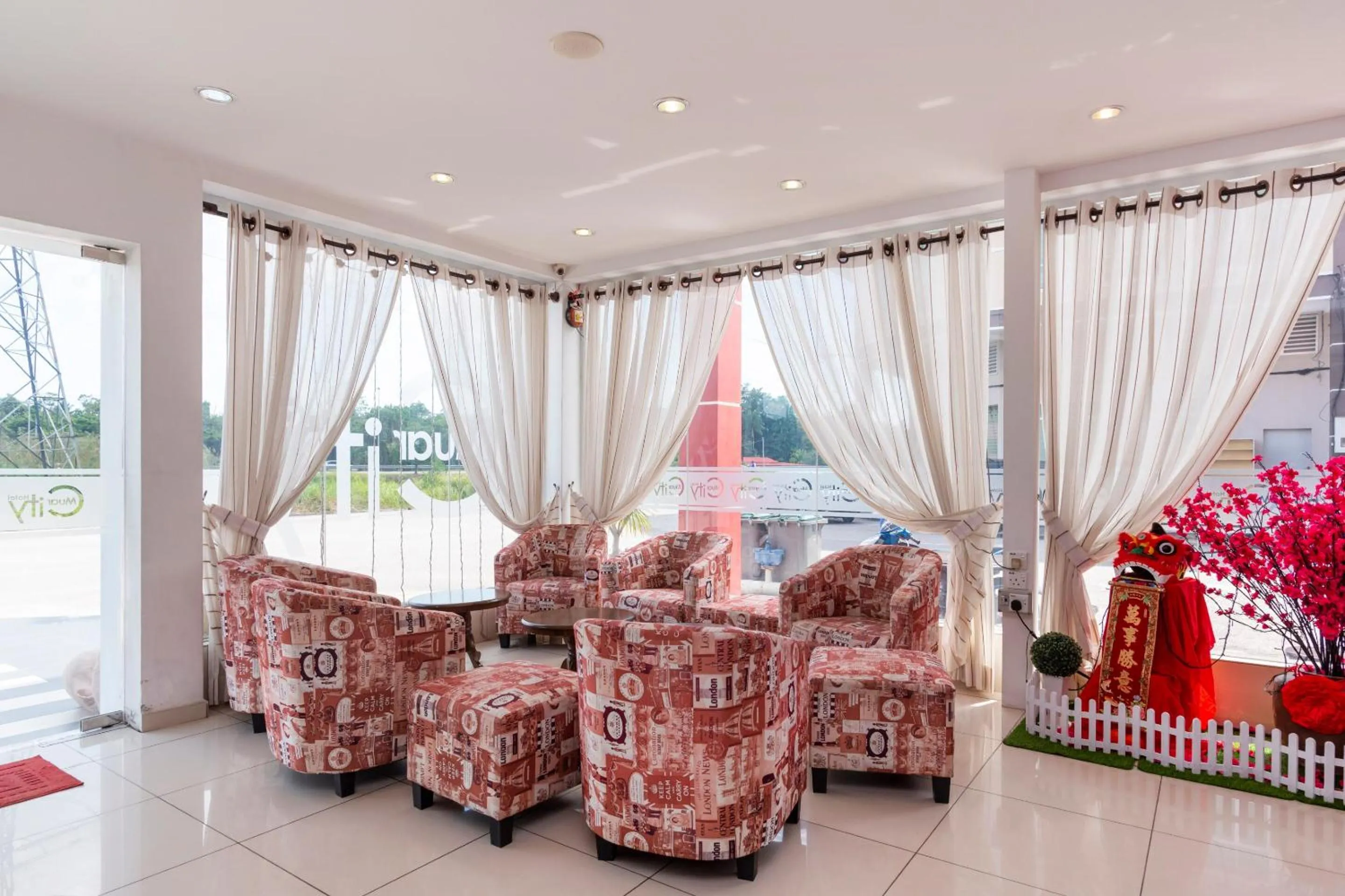 Lobby or reception in Muar City Hotel
