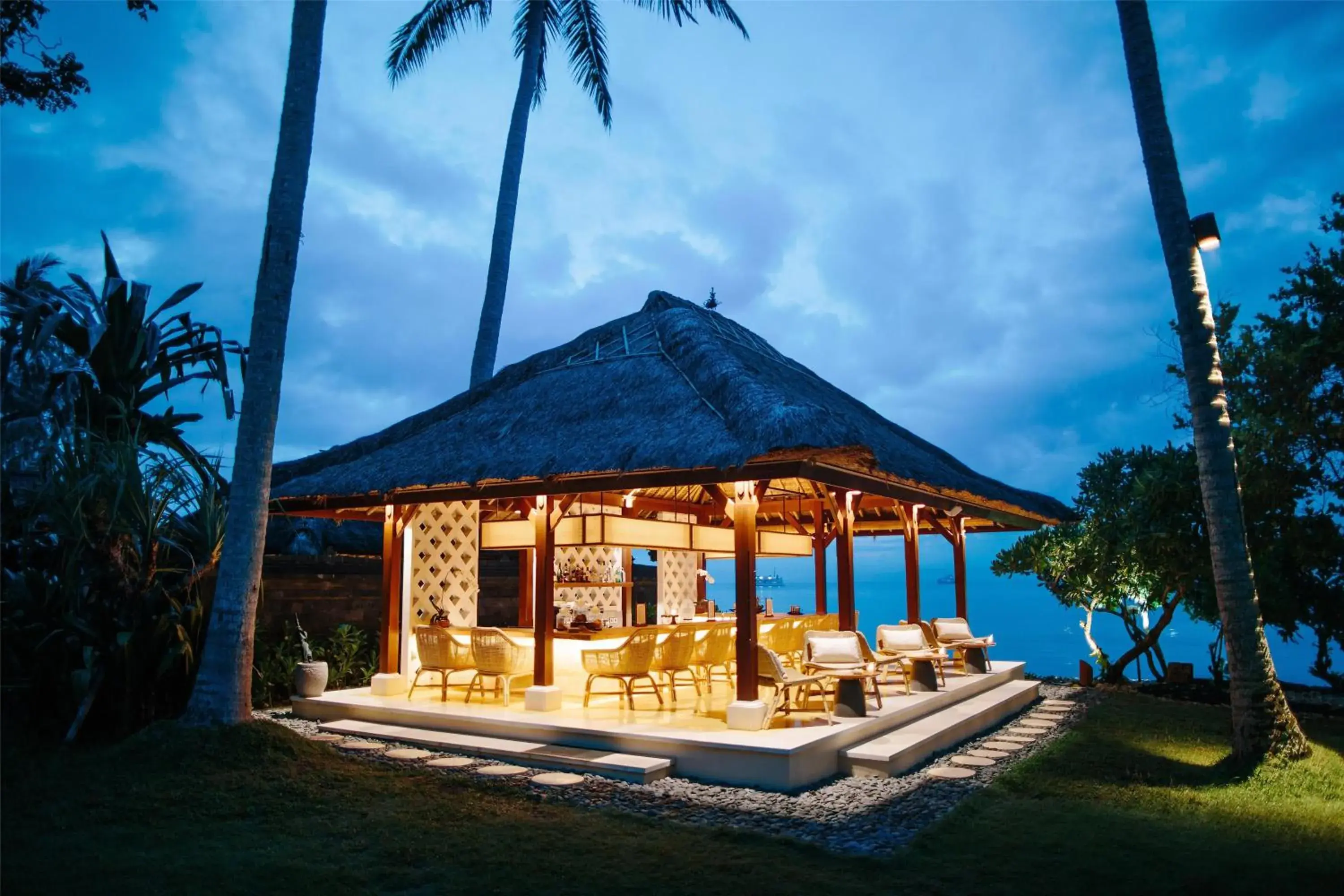 Lounge or bar in Alila Manggis Lounge or bar in Alila Manggis