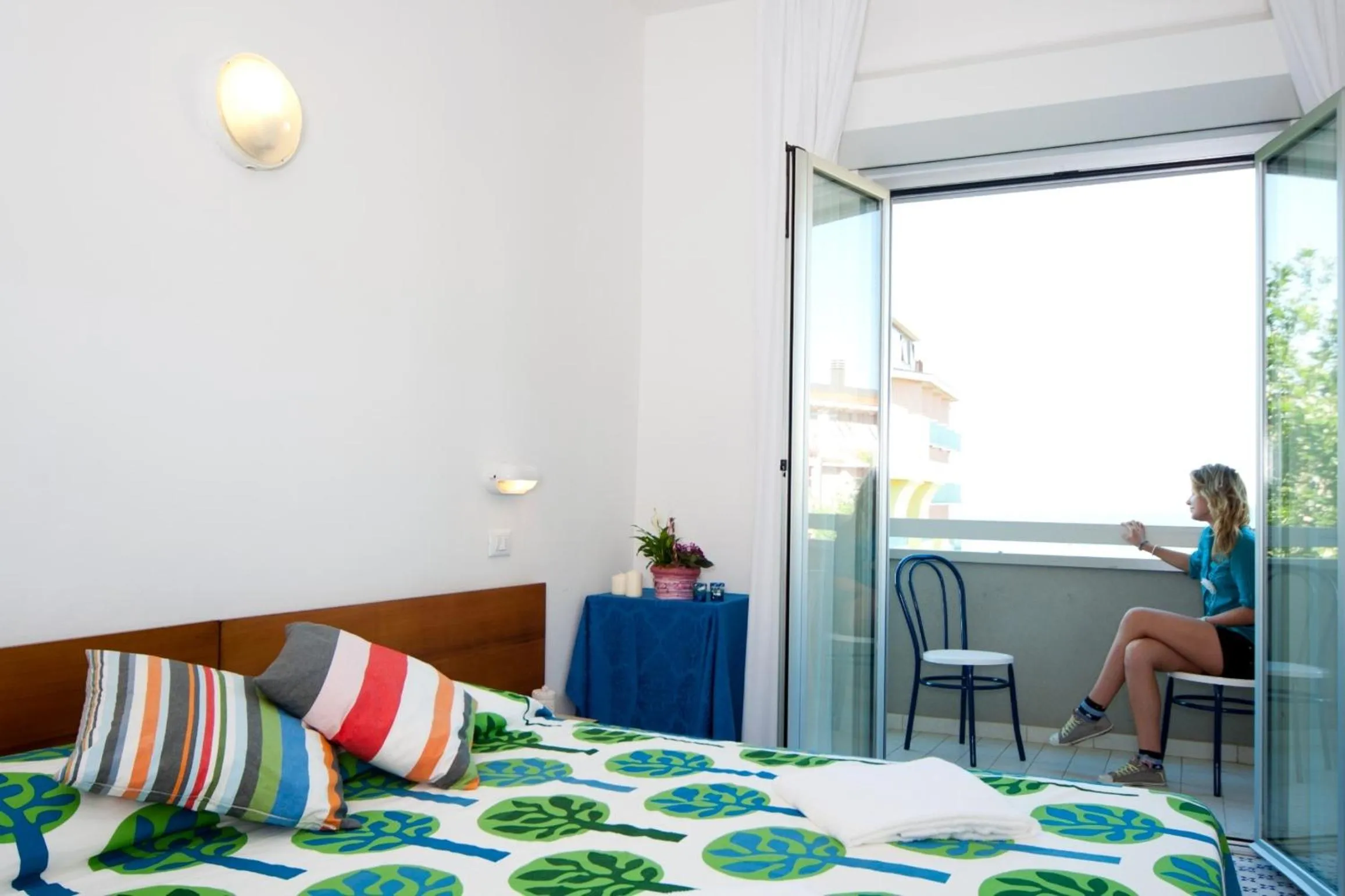 Bed in Hotel Le Terrazze