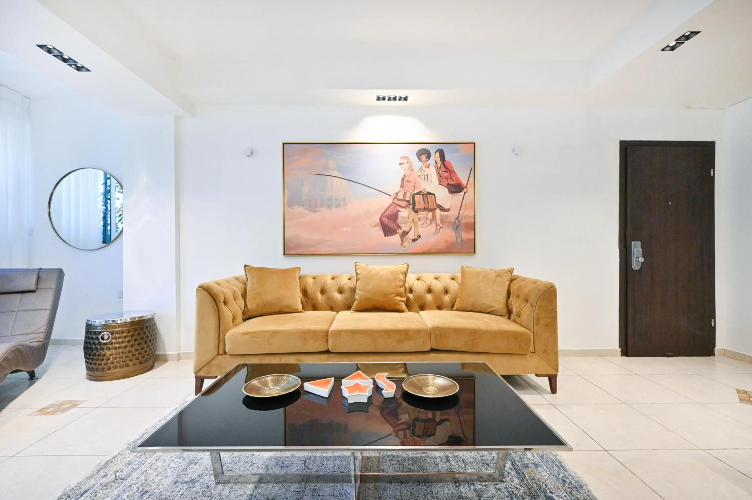 Living room in Cozy 2BR in Ben Gurion blvd by HolyGuest