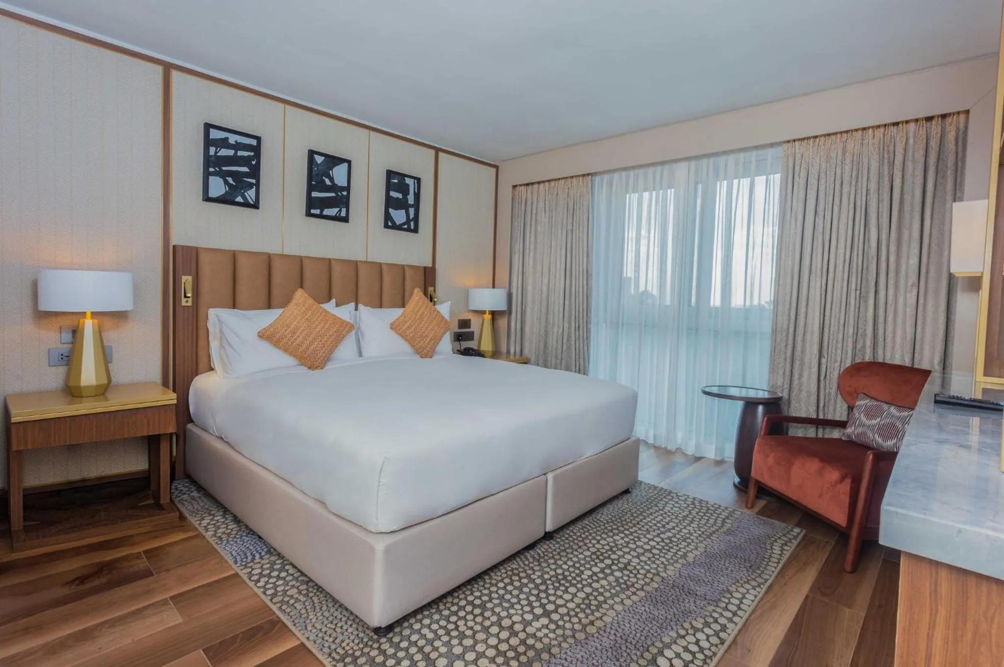 Photo of the whole room, Bed in InterContinental Lusaka by IHG