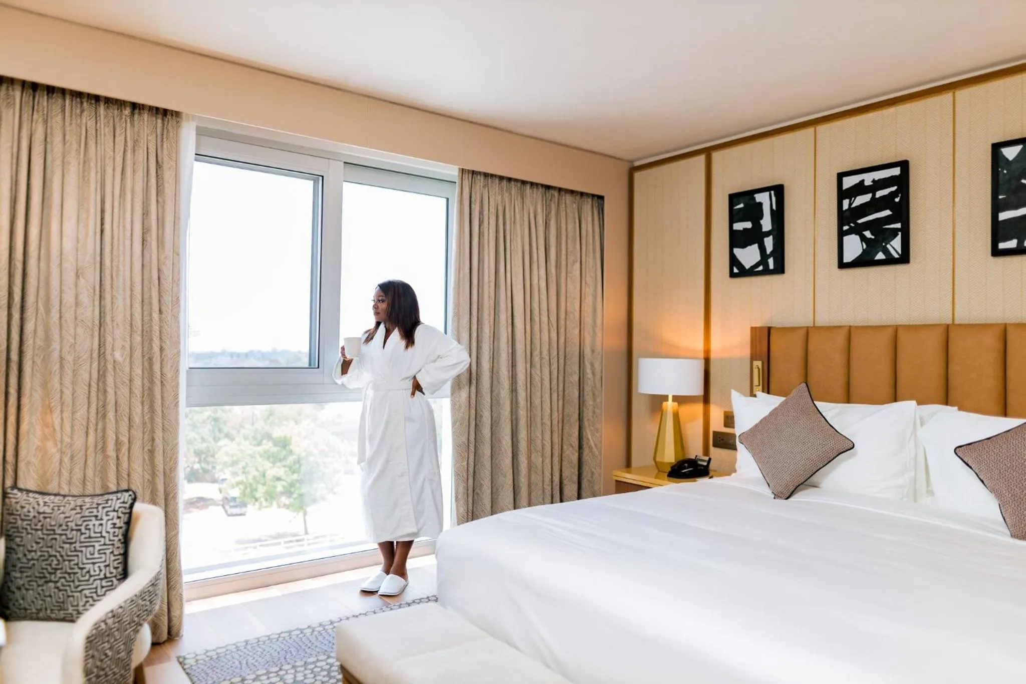 Photo of the whole room, Bed in InterContinental Lusaka by IHG