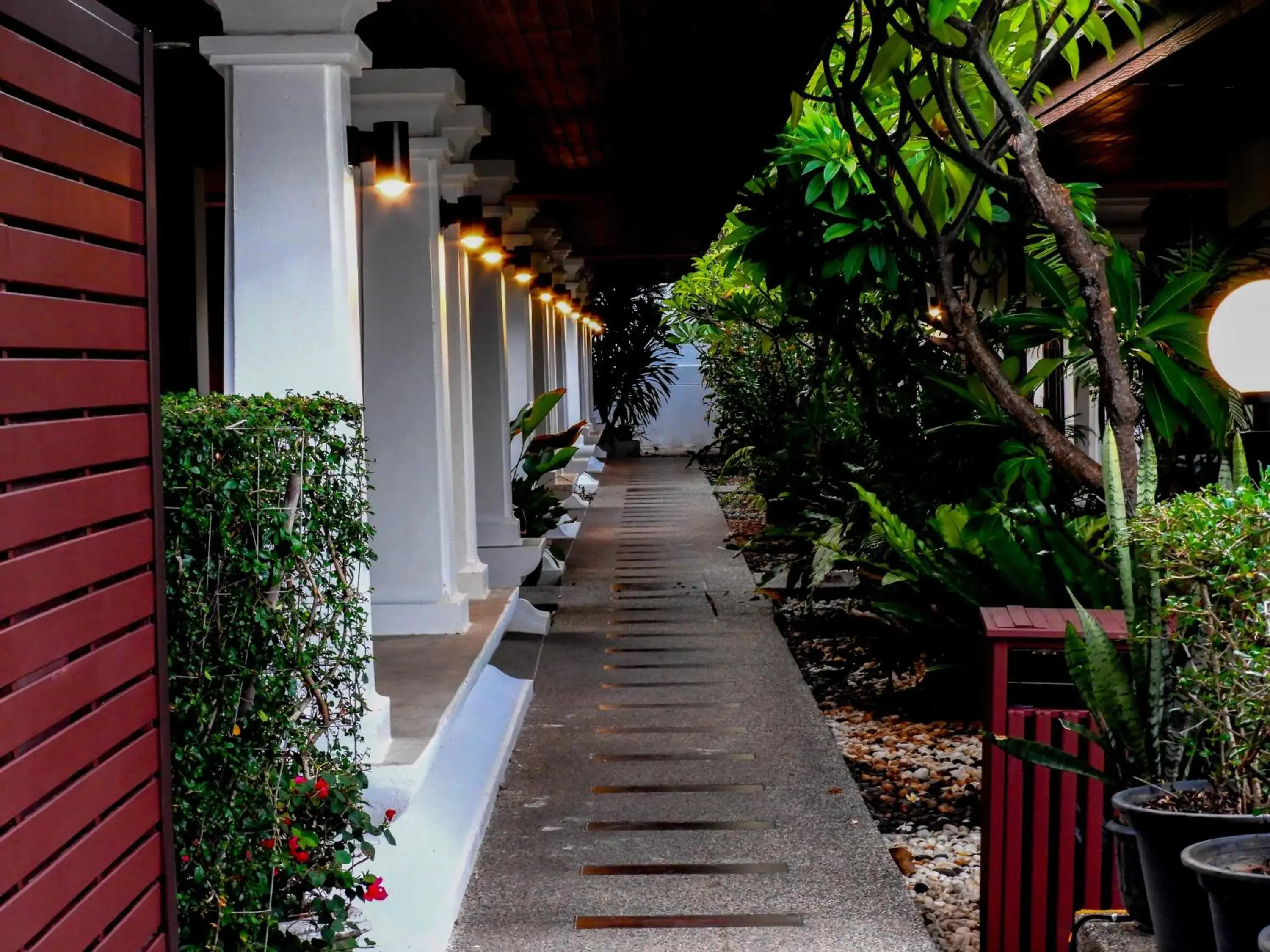 Garden view in Al's Resort Garden view in Al's Resort