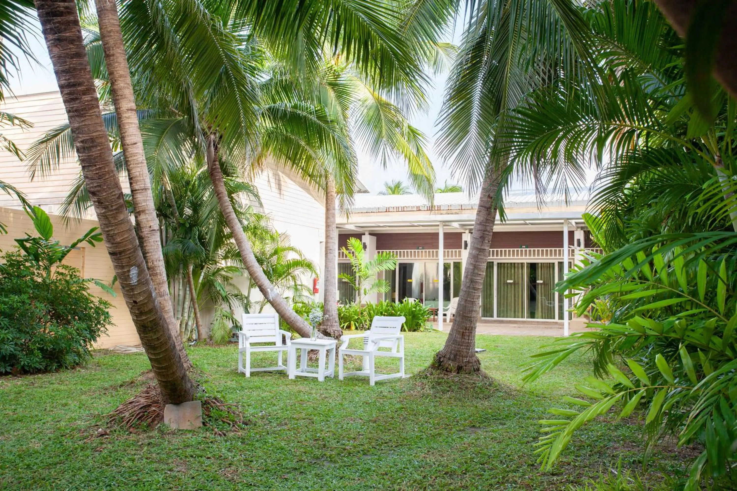 Garden view in Al's Resort