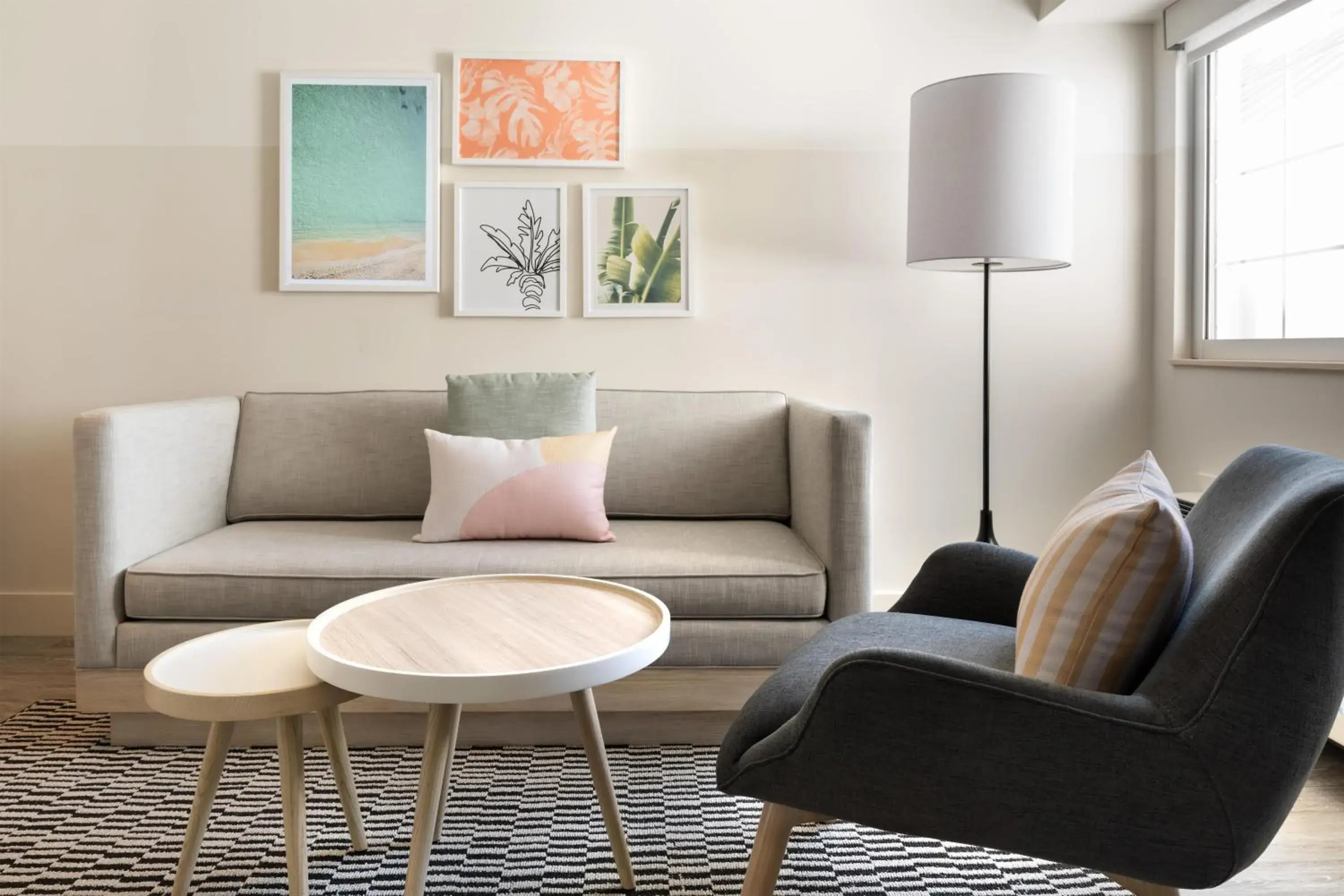 Living room in Hampton by Hilton Grand Cayman Seven Mile Beach Living room in Hampton by Hilton Grand Cayman Seven Mile Beach