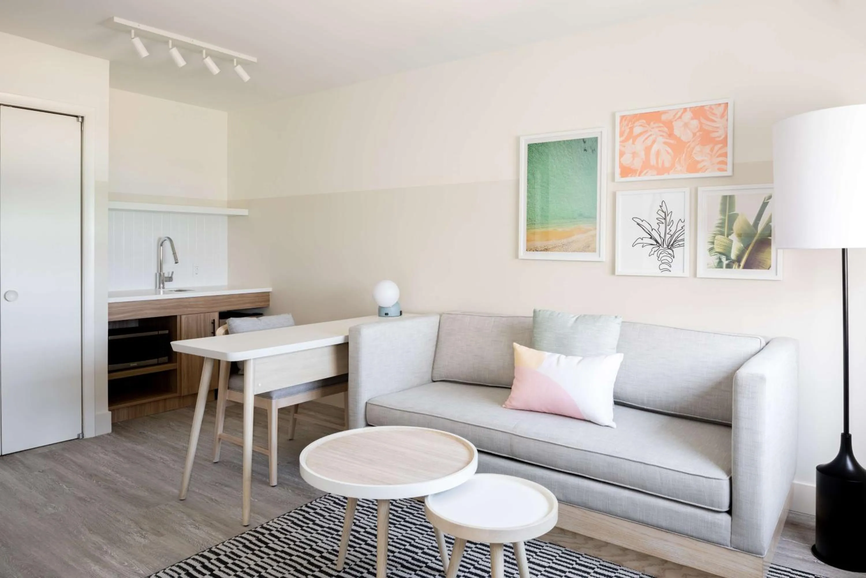 Living room in Hampton by Hilton Grand Cayman Seven Mile Beach