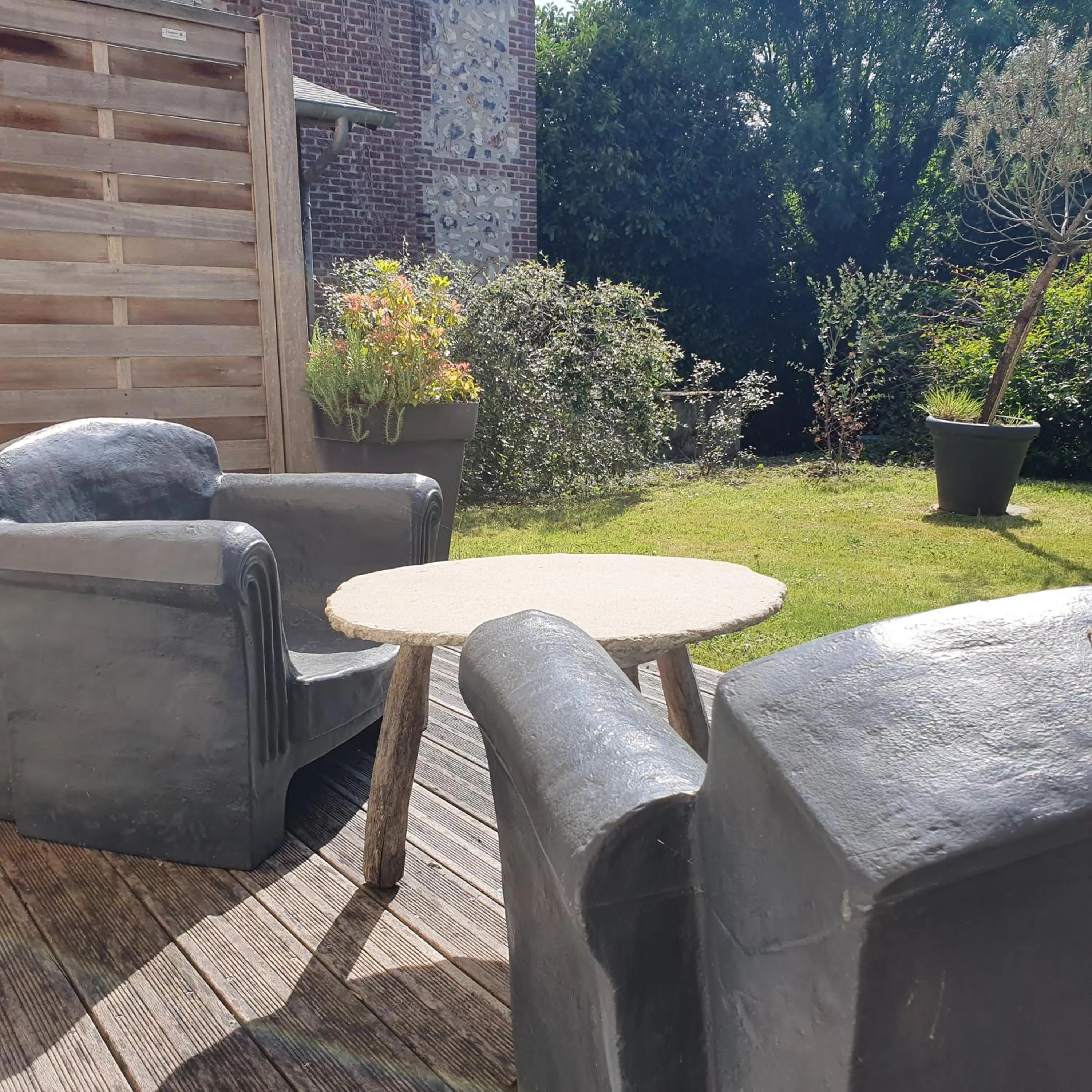 Balcony/Terrace in La Fraîchette-Hôtel & Spa