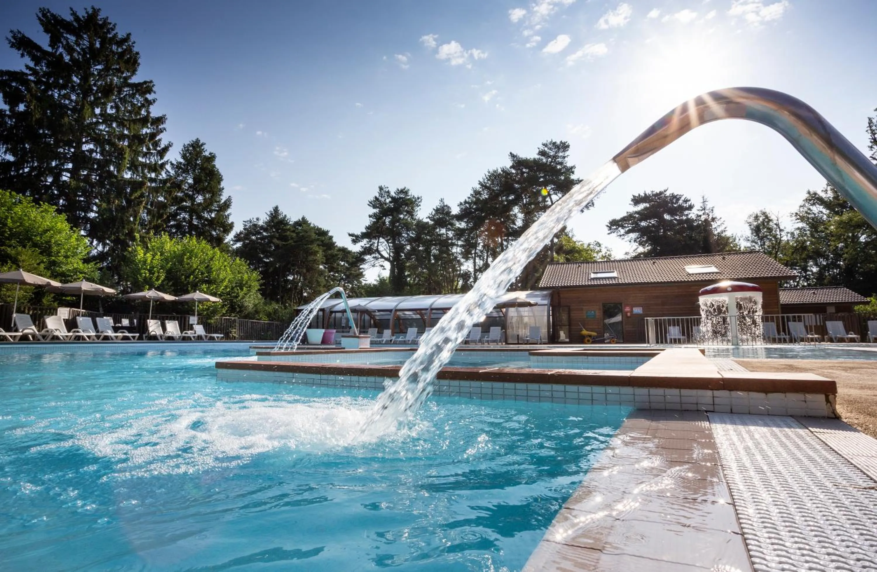 Natural landscape in Camping La Pinède