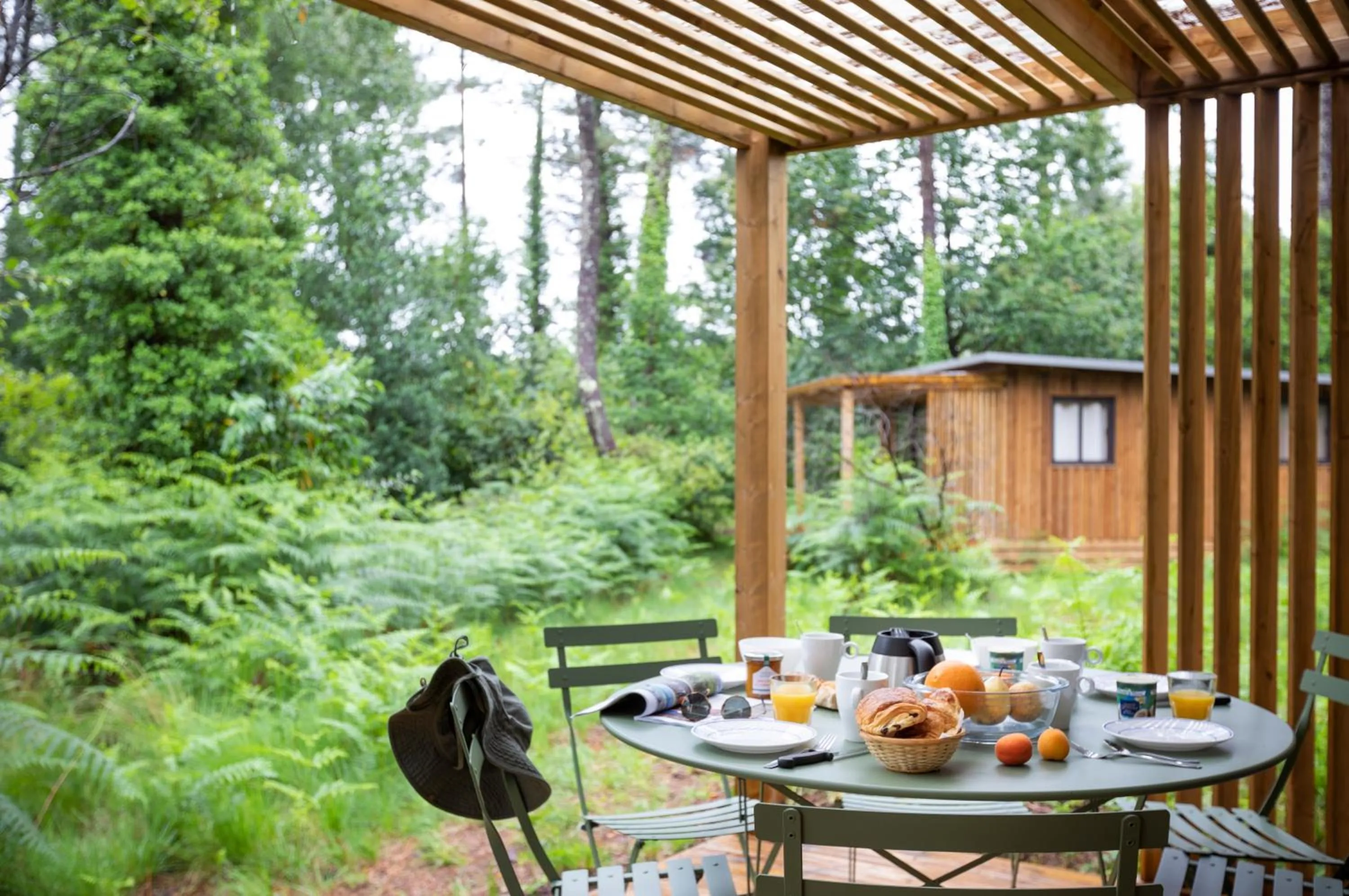 Patio in Camping La Pinède