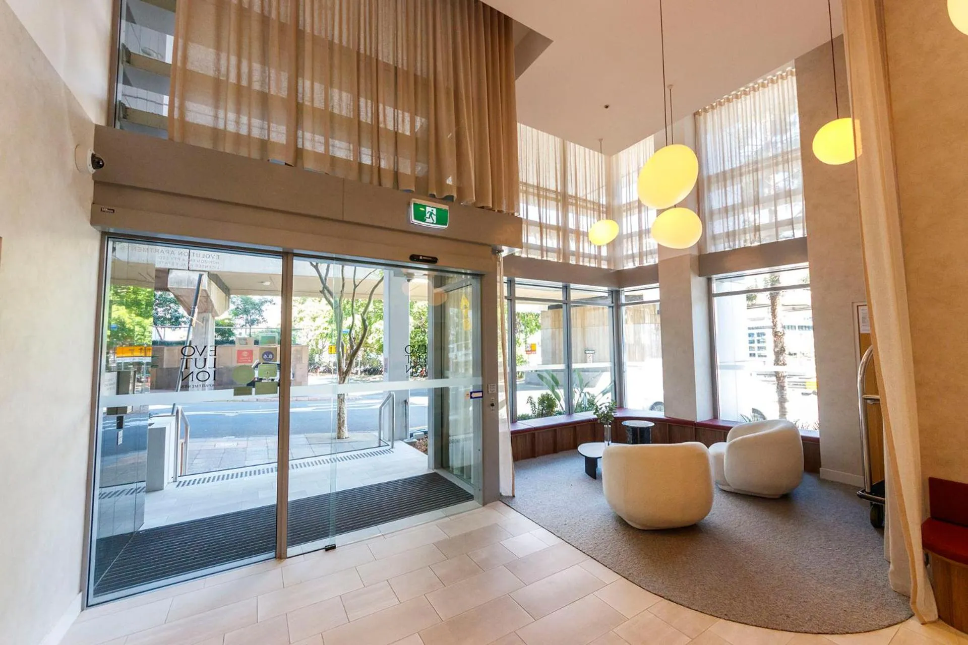 Lobby or reception in Evolution Apartments