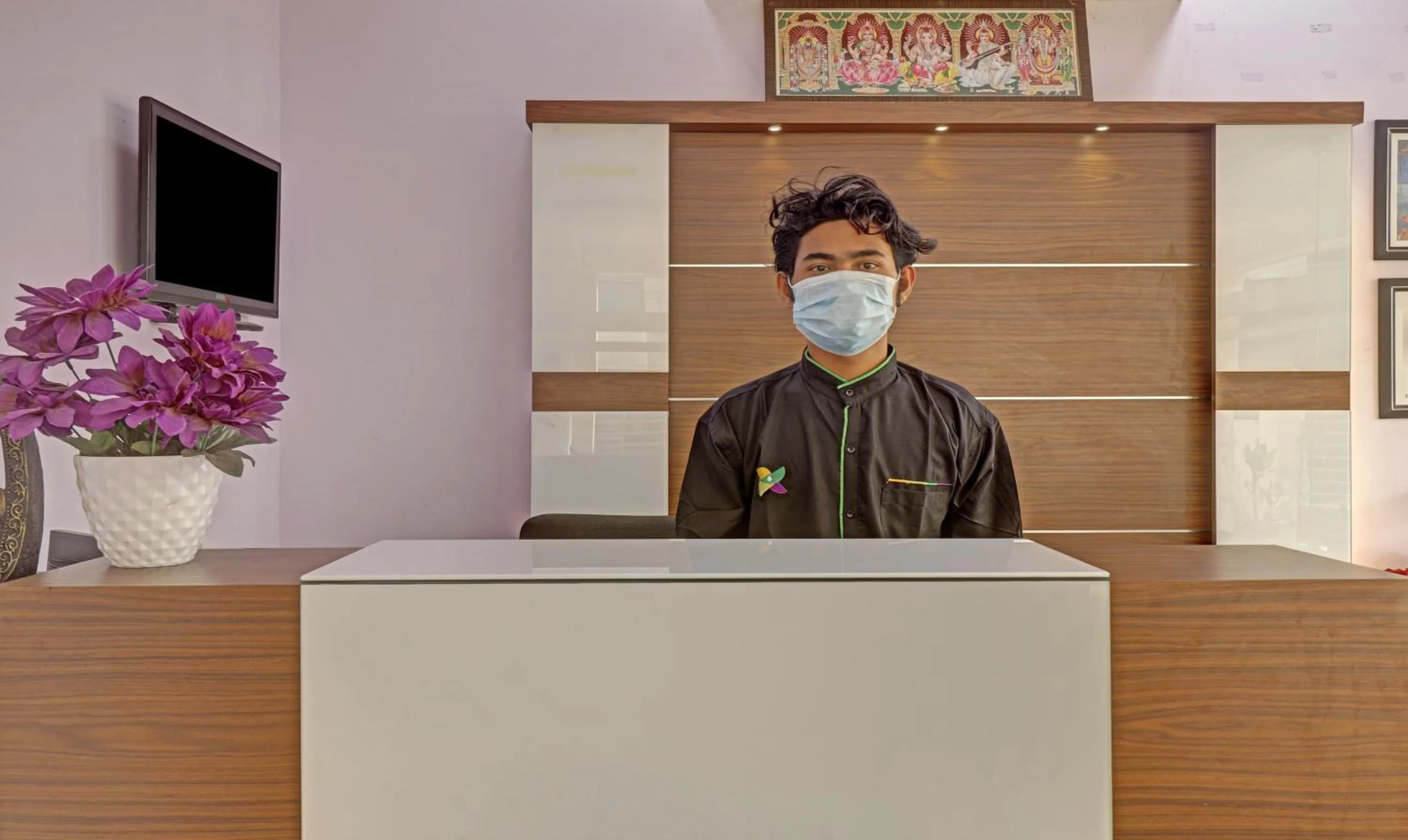 Lobby or reception in Itsy Hotels Rithika Inn Blossoms