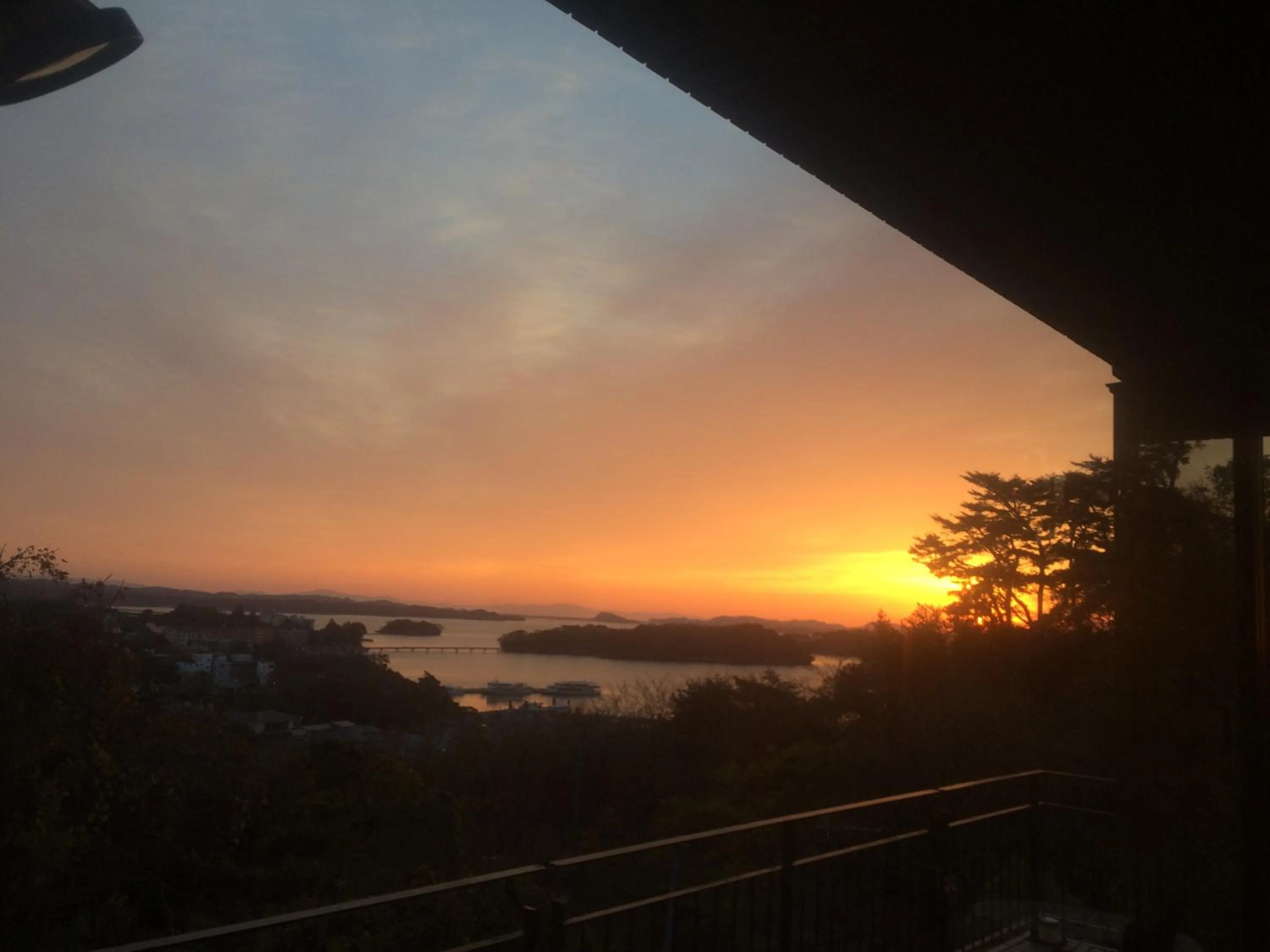 Sunrise in Breezbay Seaside Resort Matsushima