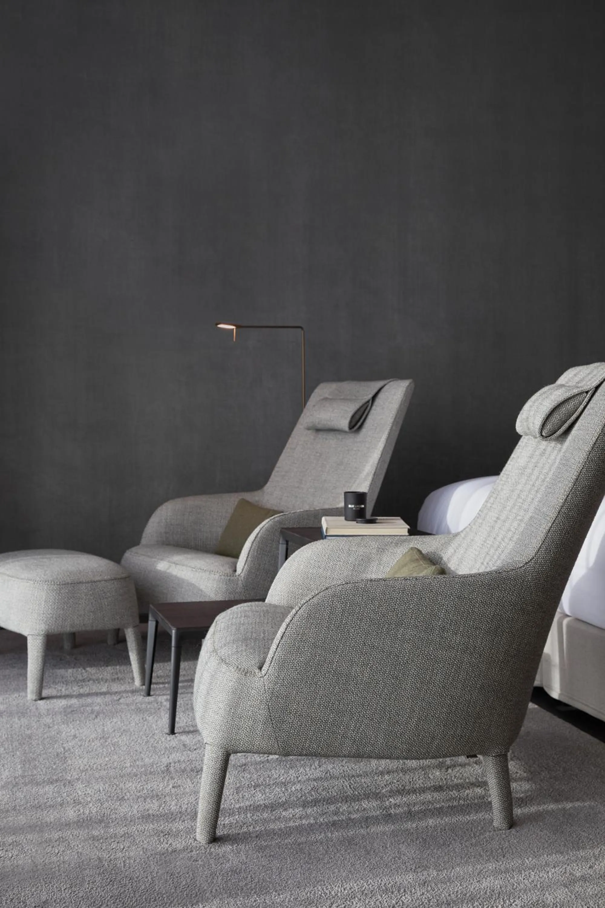 Seating area in The Retreat at Blue Lagoon Iceland