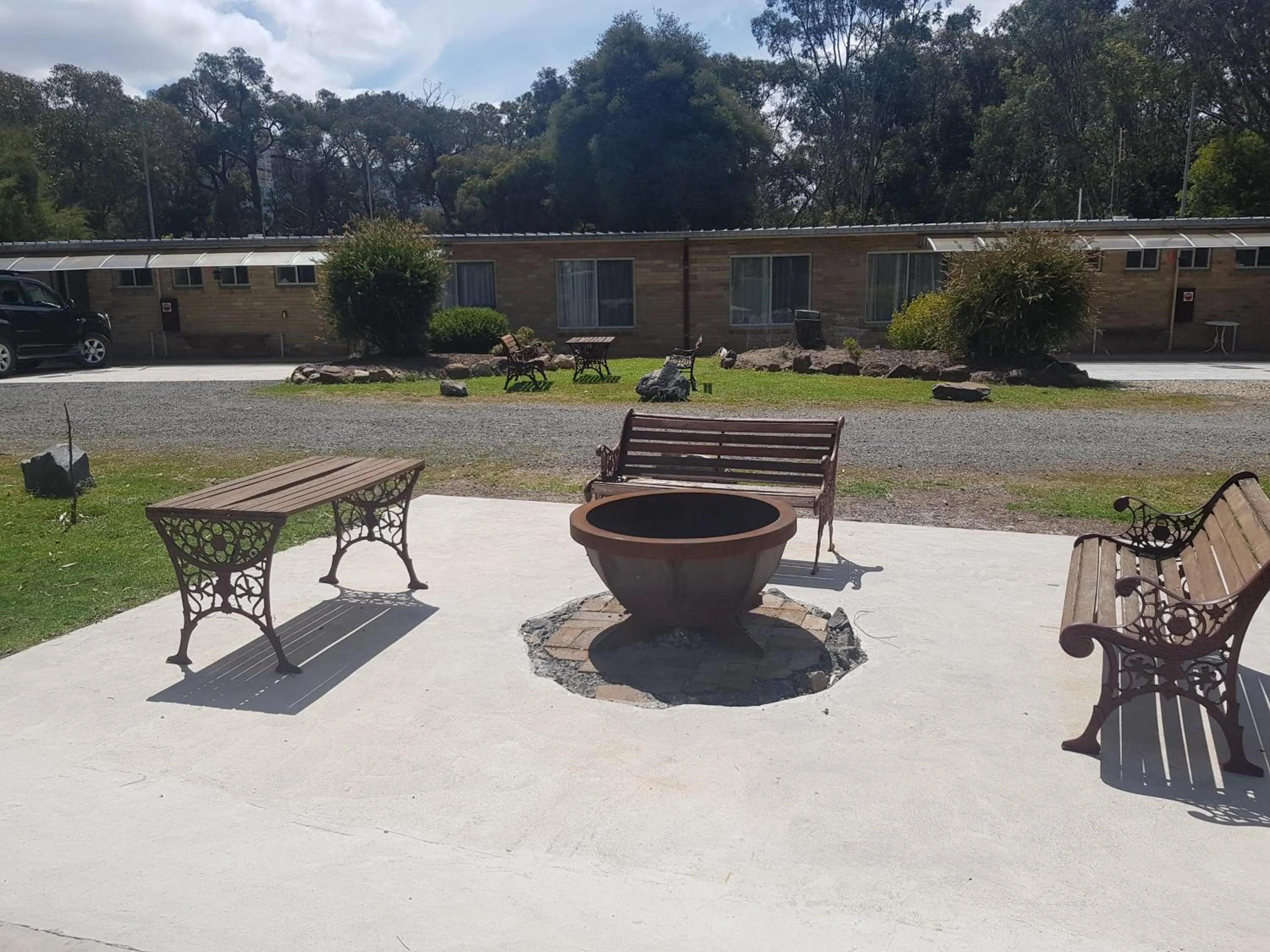 Patio in Grampians View Cottages and Units