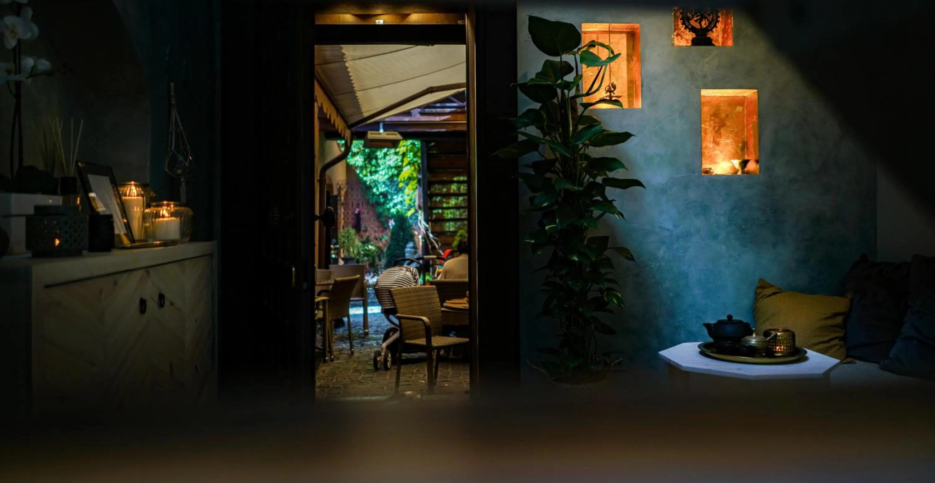 Facade/entrance in Mai Ram Yoga House