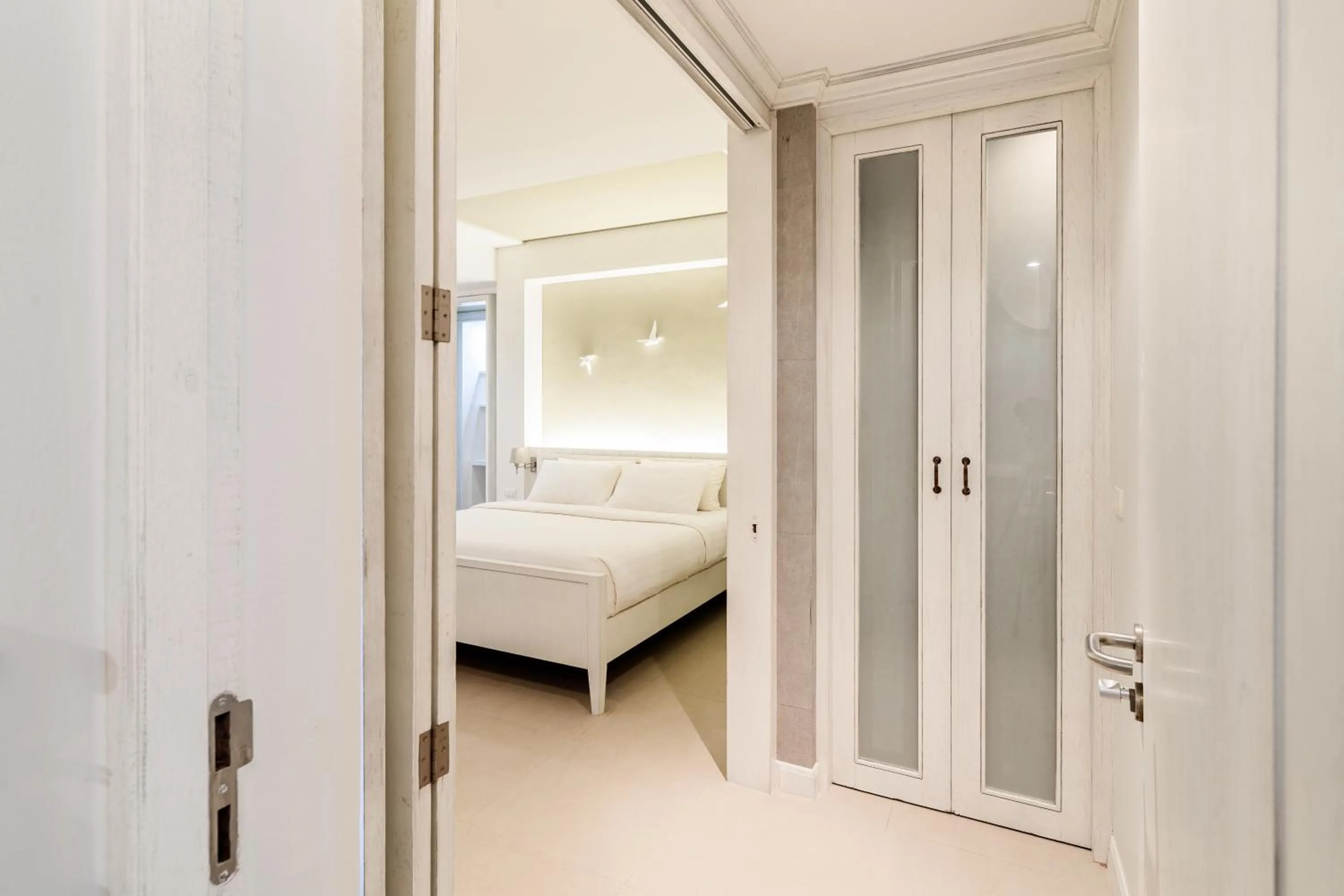 Bedroom, Bed in Villa Pimmada