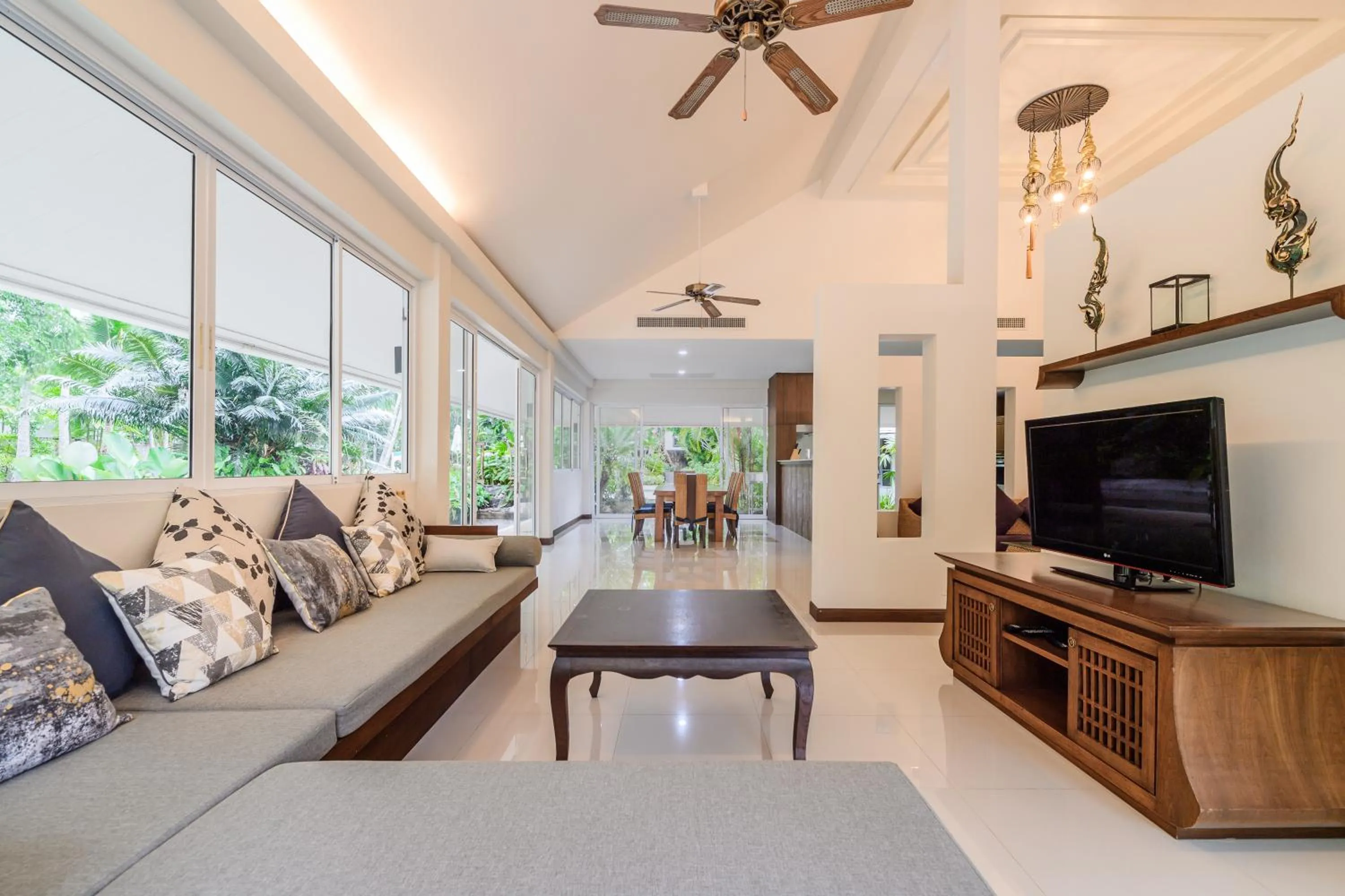 Living room in Villa Pimmada
