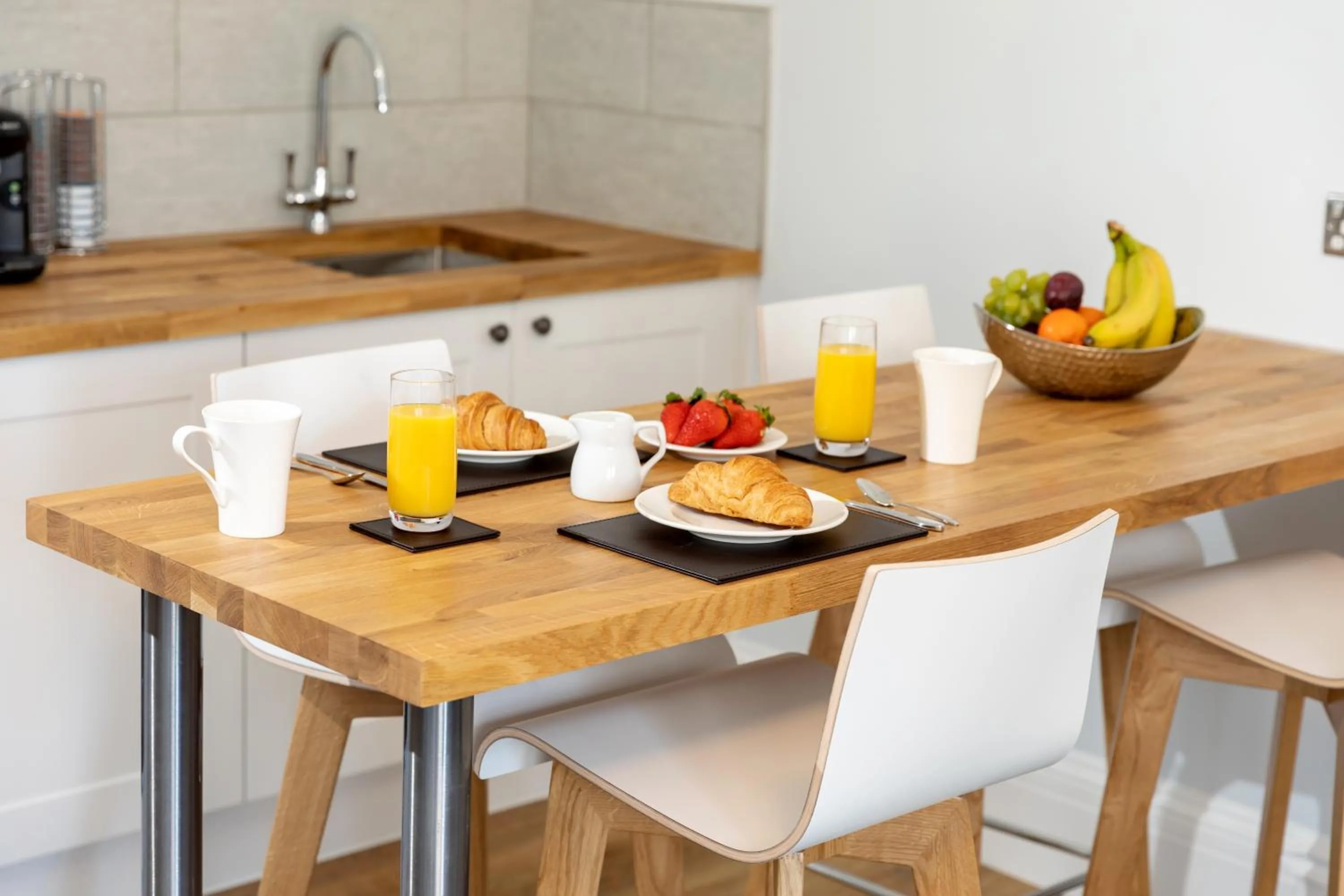 Dining area in Sandhills Apartments, Mudeford