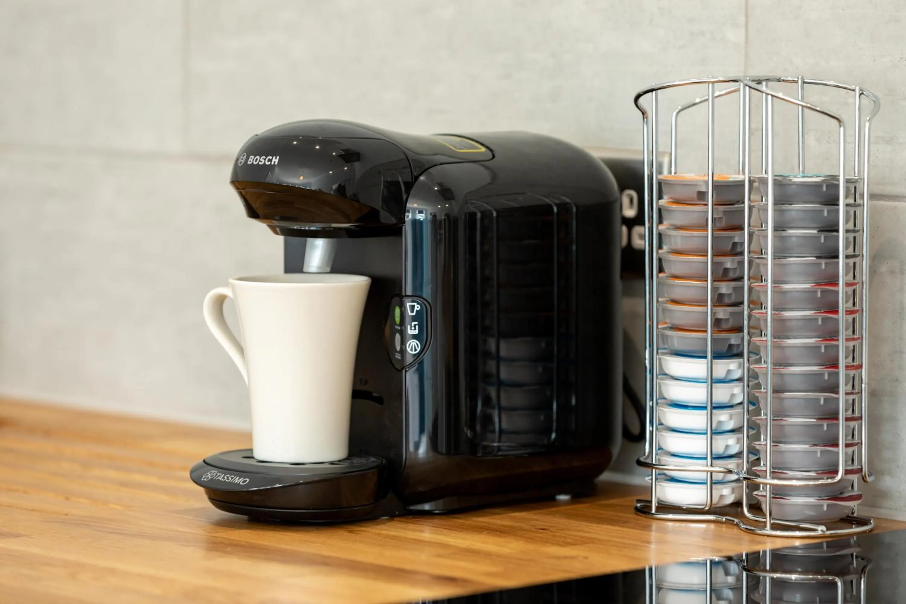 Coffee/tea facilities in Sandhills Apartments, Mudeford