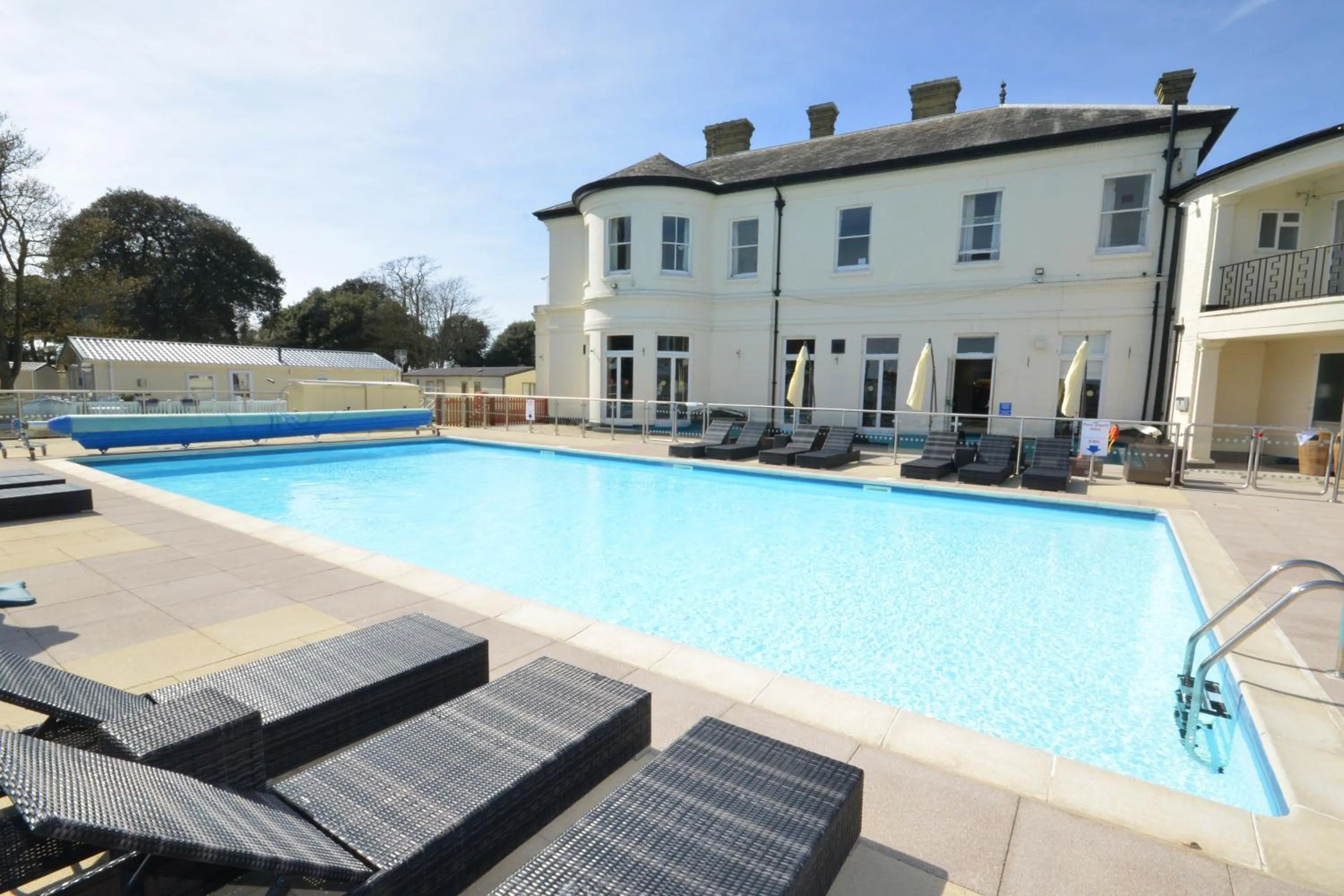 Swimming pool in Sandhills Apartments, Mudeford