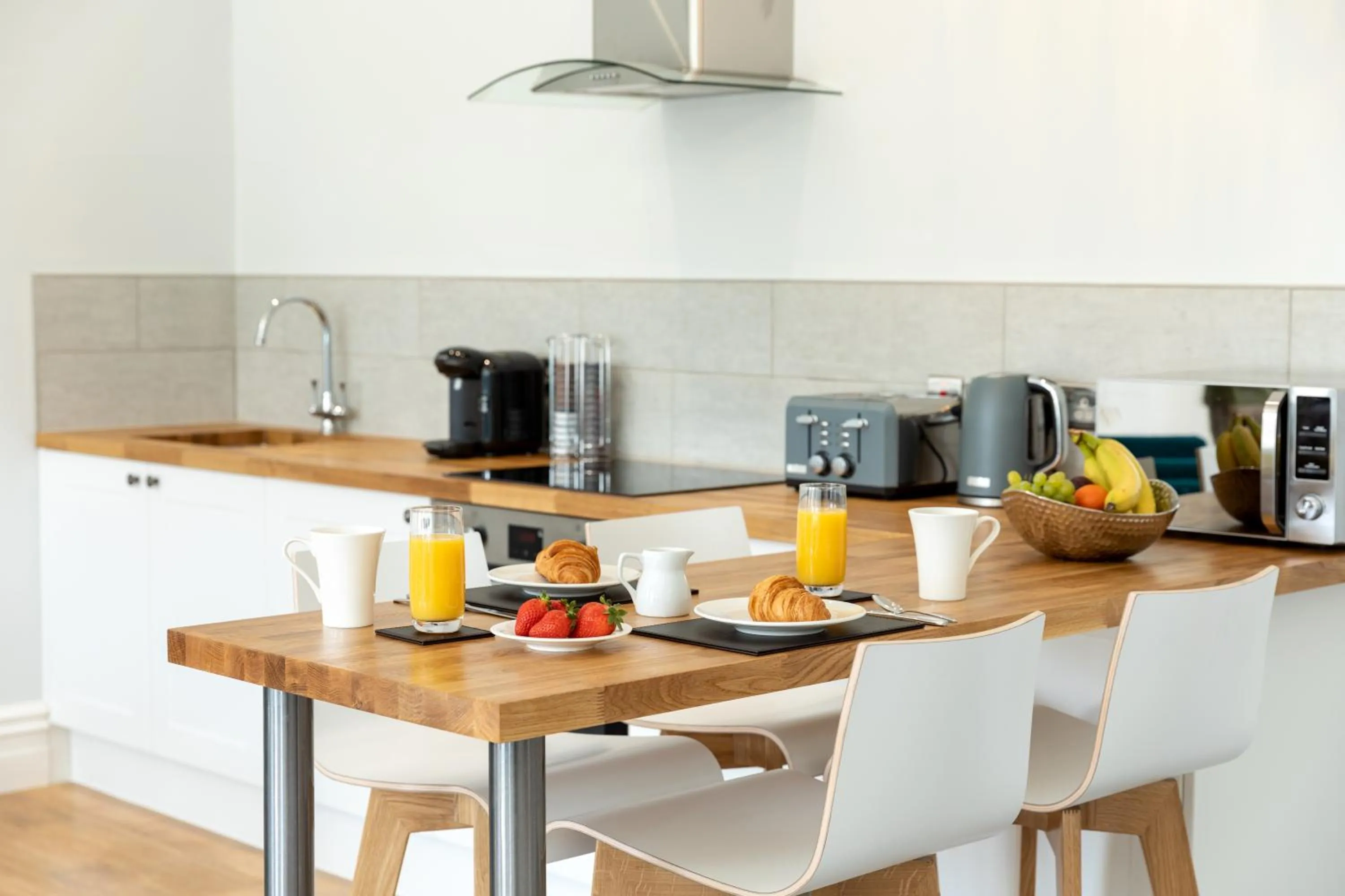 Dining area in Sandhills Apartments, Mudeford