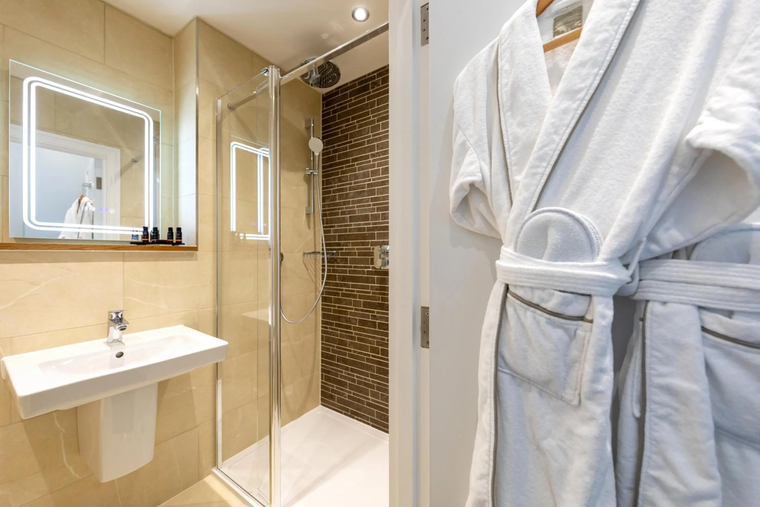 Shower in Sandhills Apartments, Mudeford