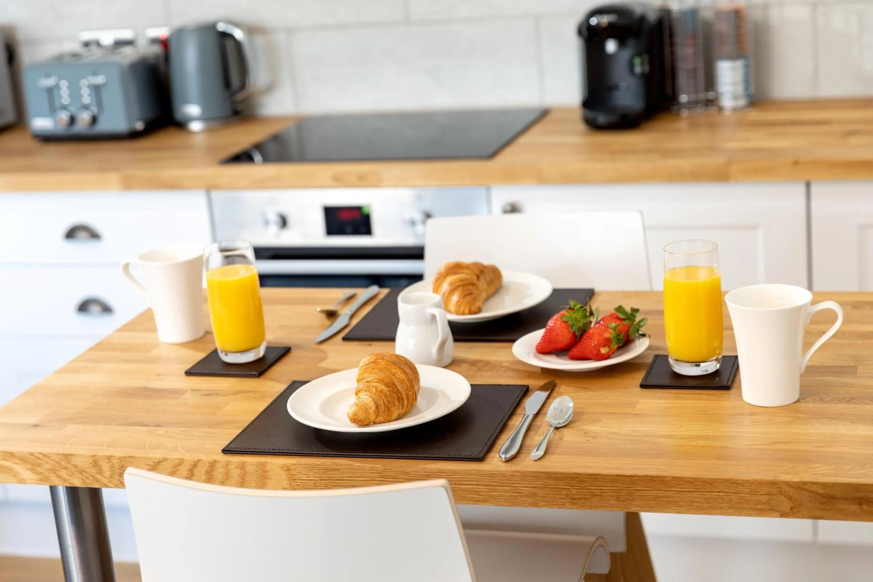 Dining area in Sandhills Apartments, Mudeford