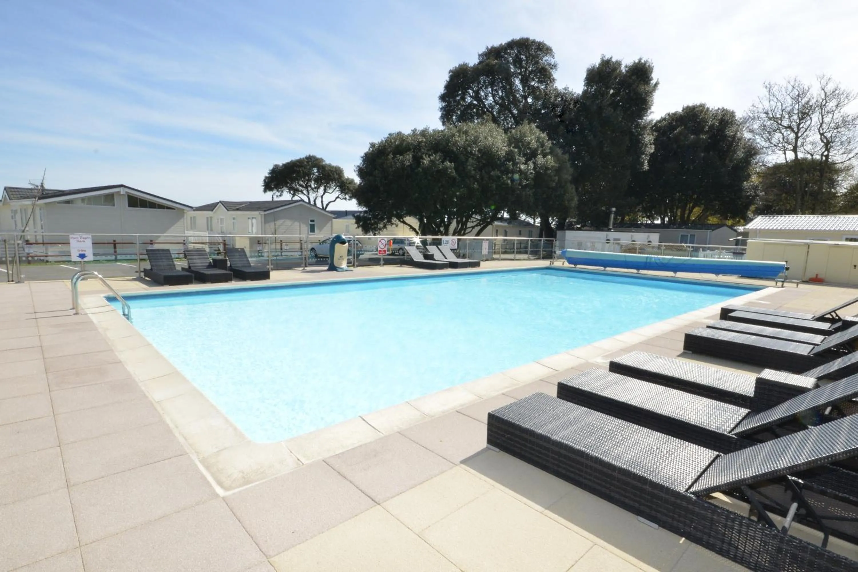 Swimming pool in Sandhills Apartments, Mudeford