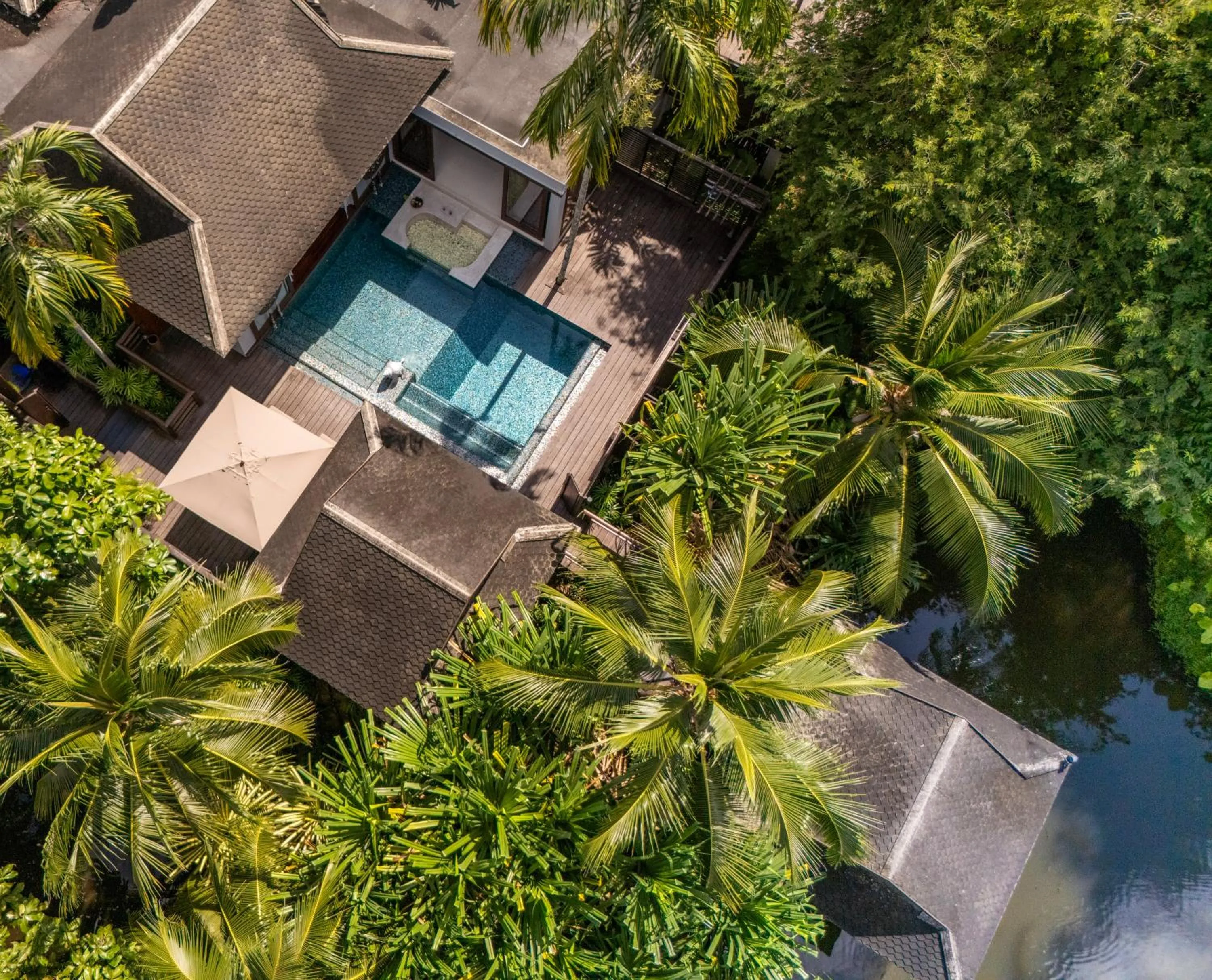 Bird's eye view in Anantara Mai Khao Phuket Villas